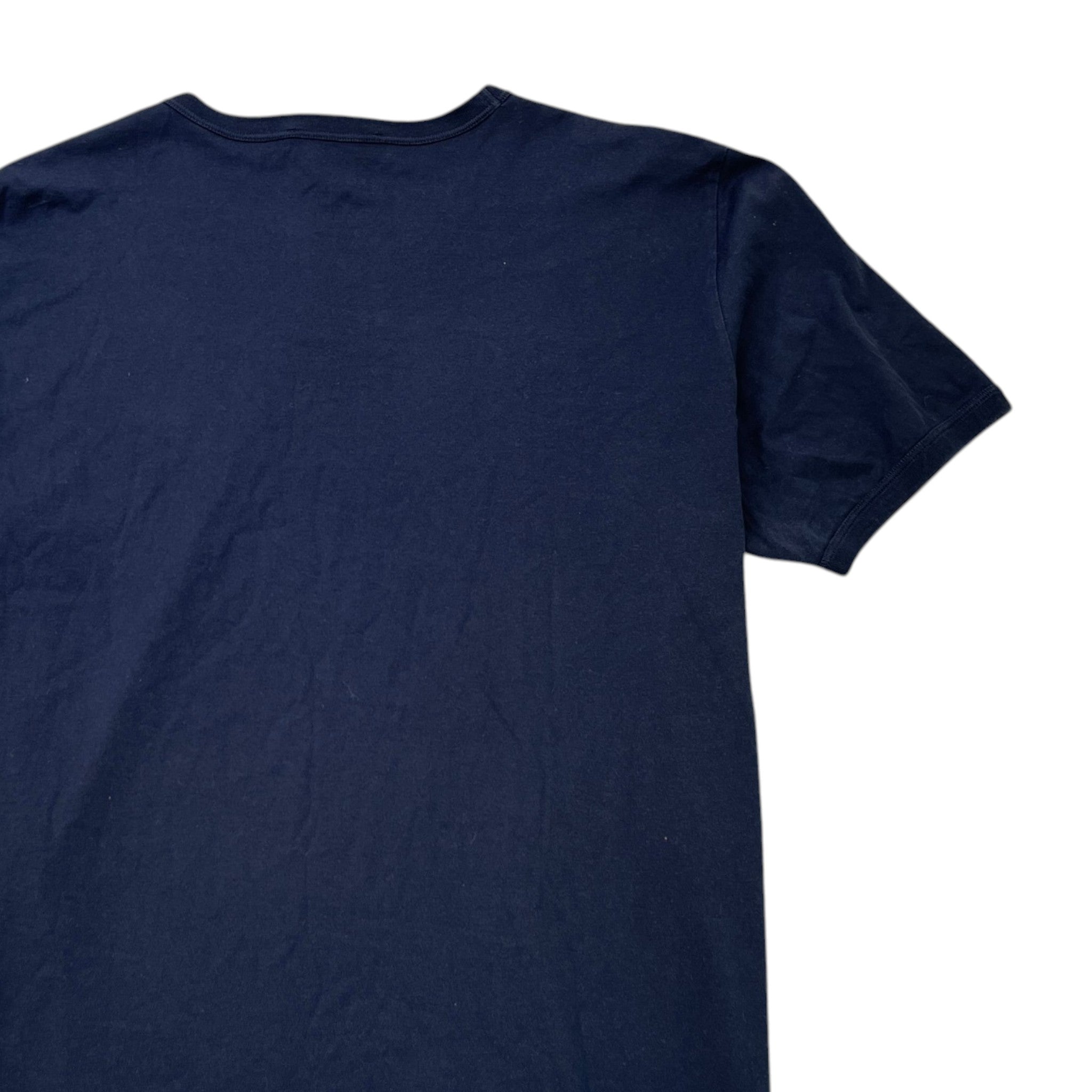 Men's Plaque Logo T-Shirt Navy Size IT 56 / UK XXXL