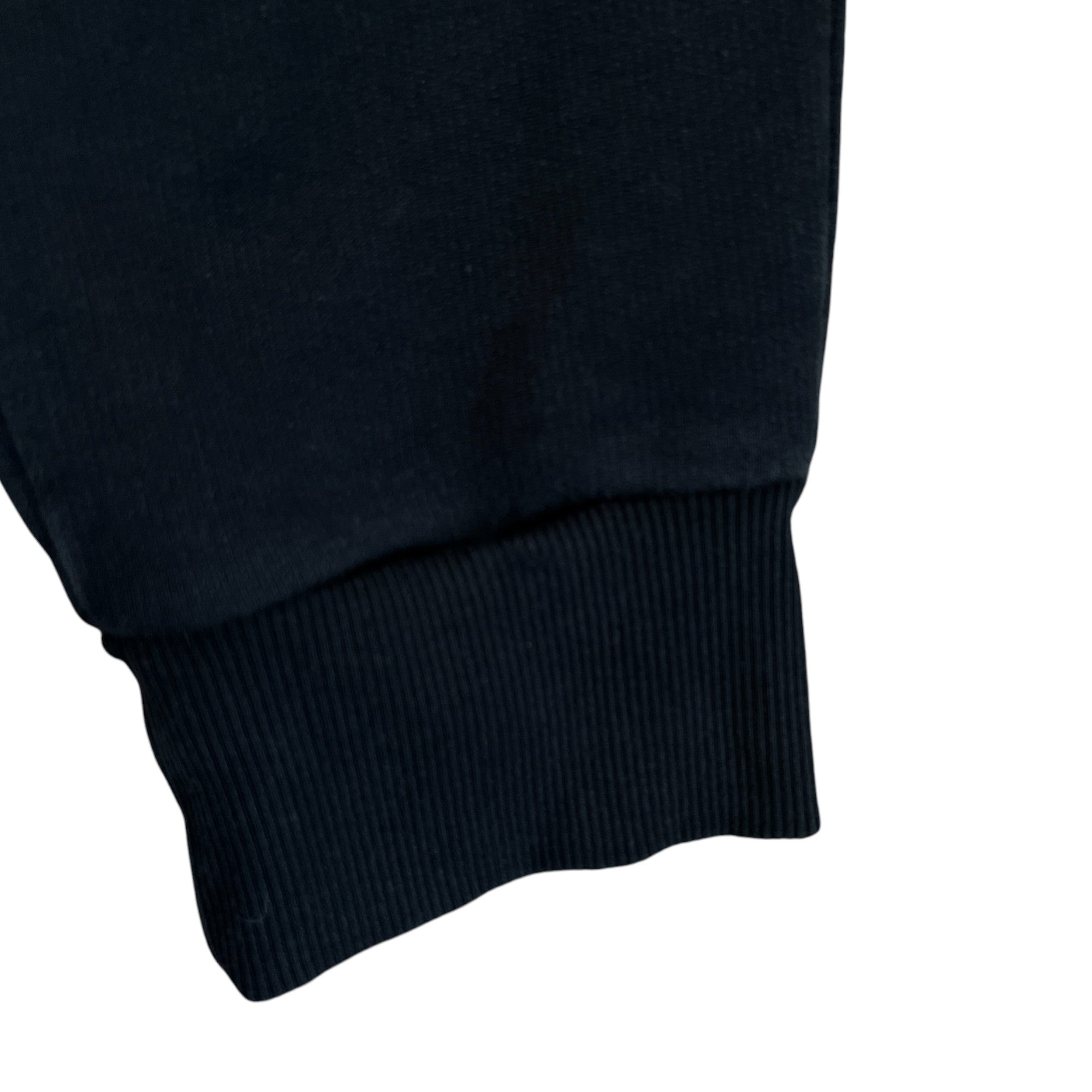 Men's Plaque Logo Joggers Black Size S