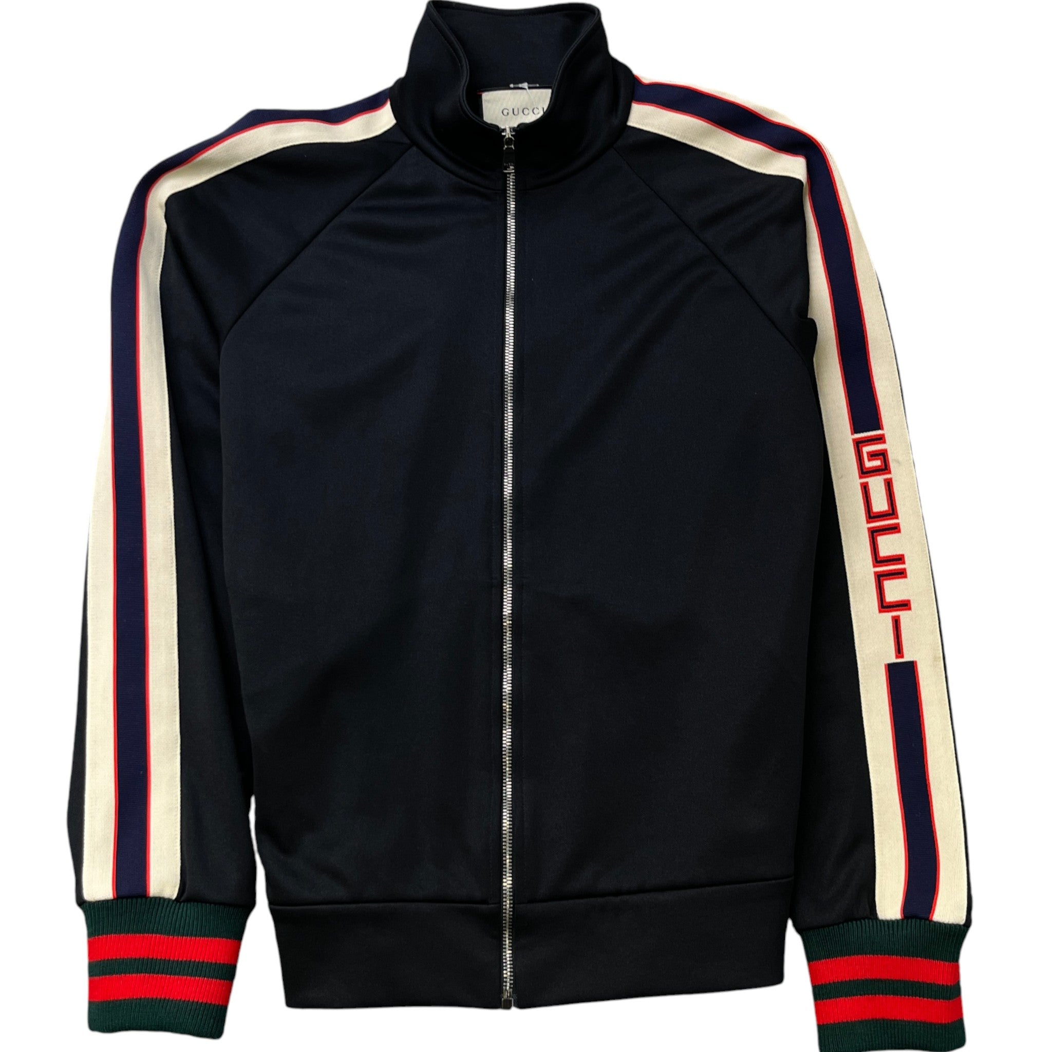 Men's Technical Jersey Track Jacket Black Size M