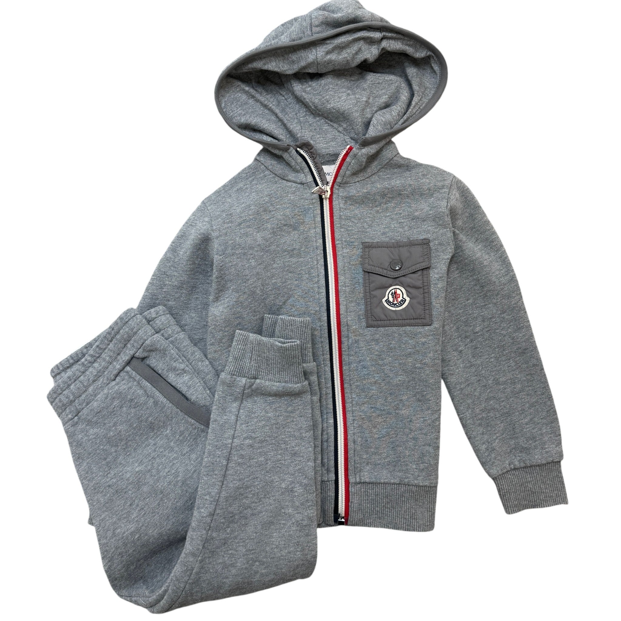 Men's Boys Age 4 Maglia Full Tracksuit Grey Size XXS