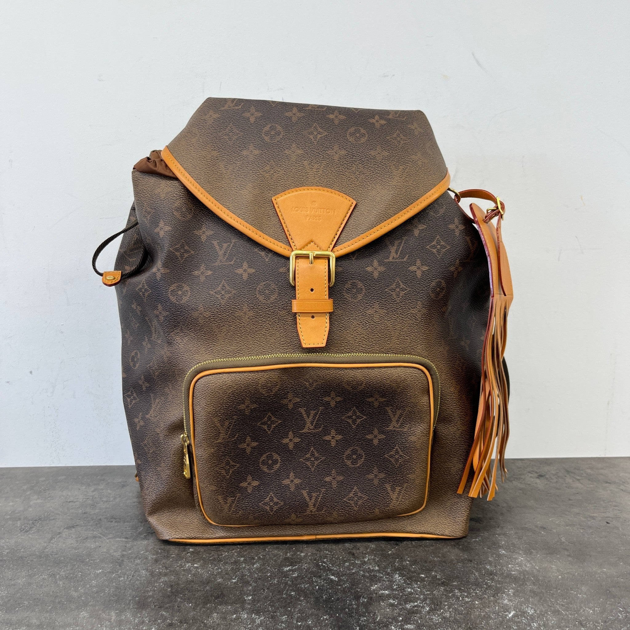 Men's Monogram Montsouris Backpack Brown