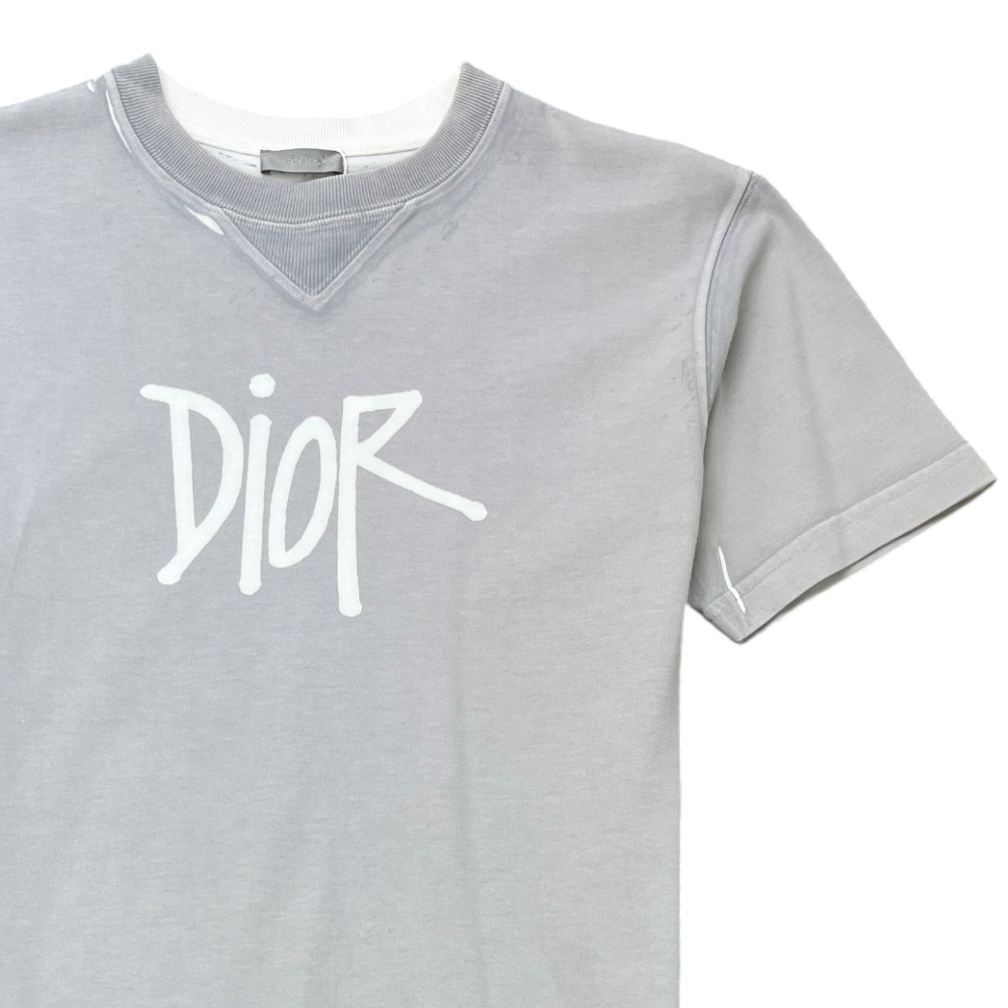 Men's X Shawn Stussy T-Shirt Grey Size XS