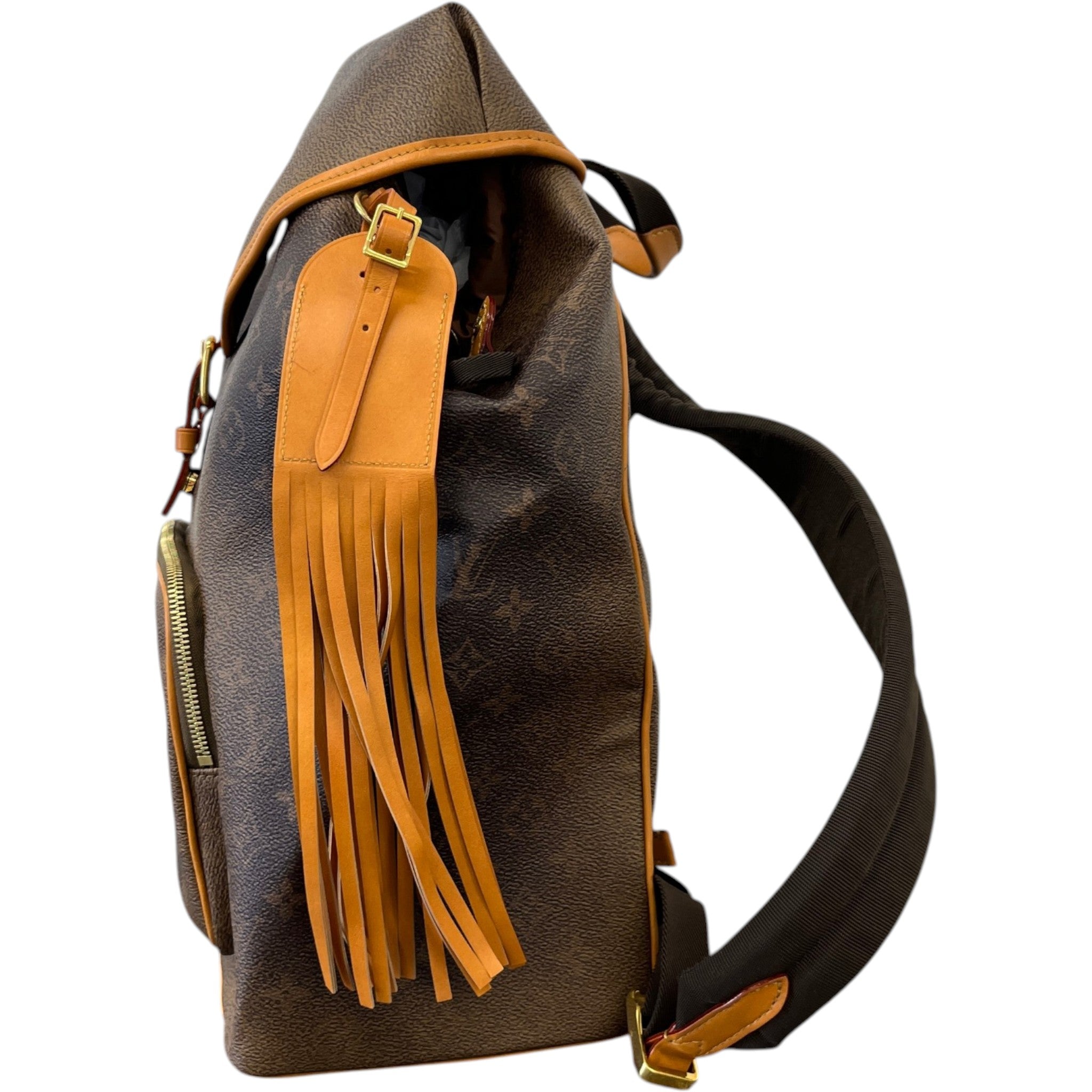 Men's Monogram Montsouris Backpack Brown