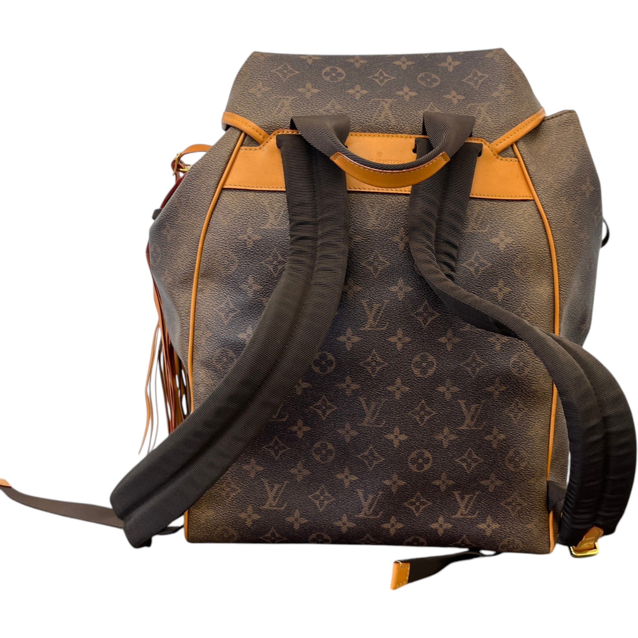 Men's Monogram Montsouris Backpack Brown