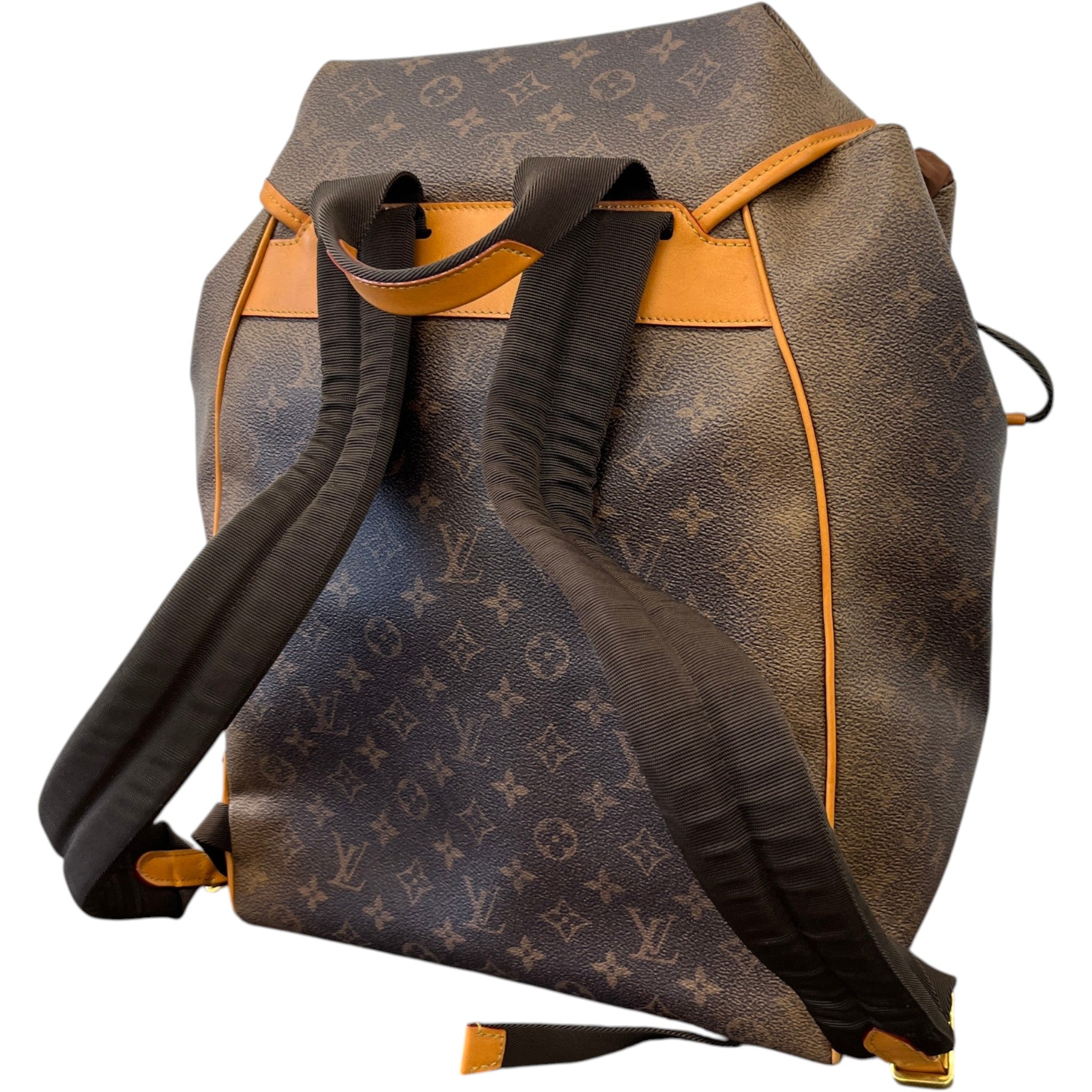 Men's Monogram Montsouris Backpack Brown