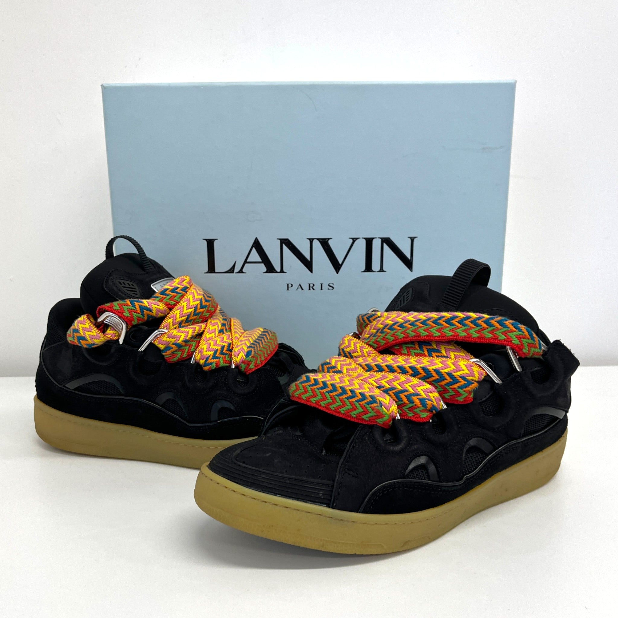 Men's Curb Low Trainers Black Size EU 43 / UK 9