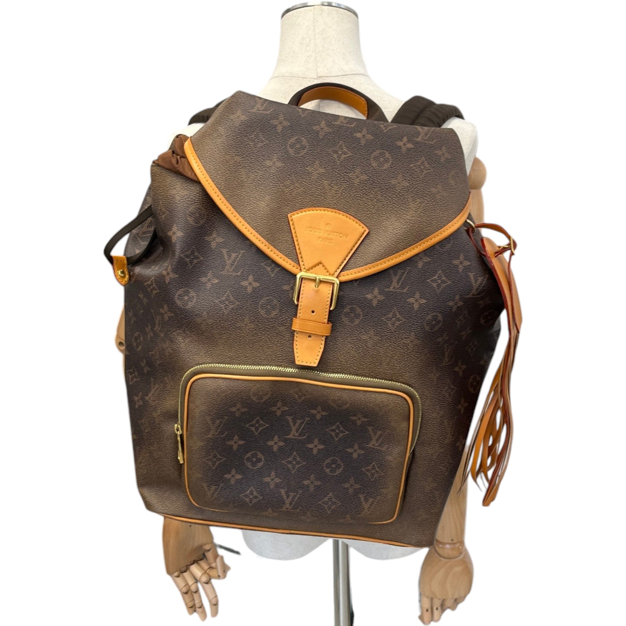 Men's Monogram Montsouris Backpack Brown