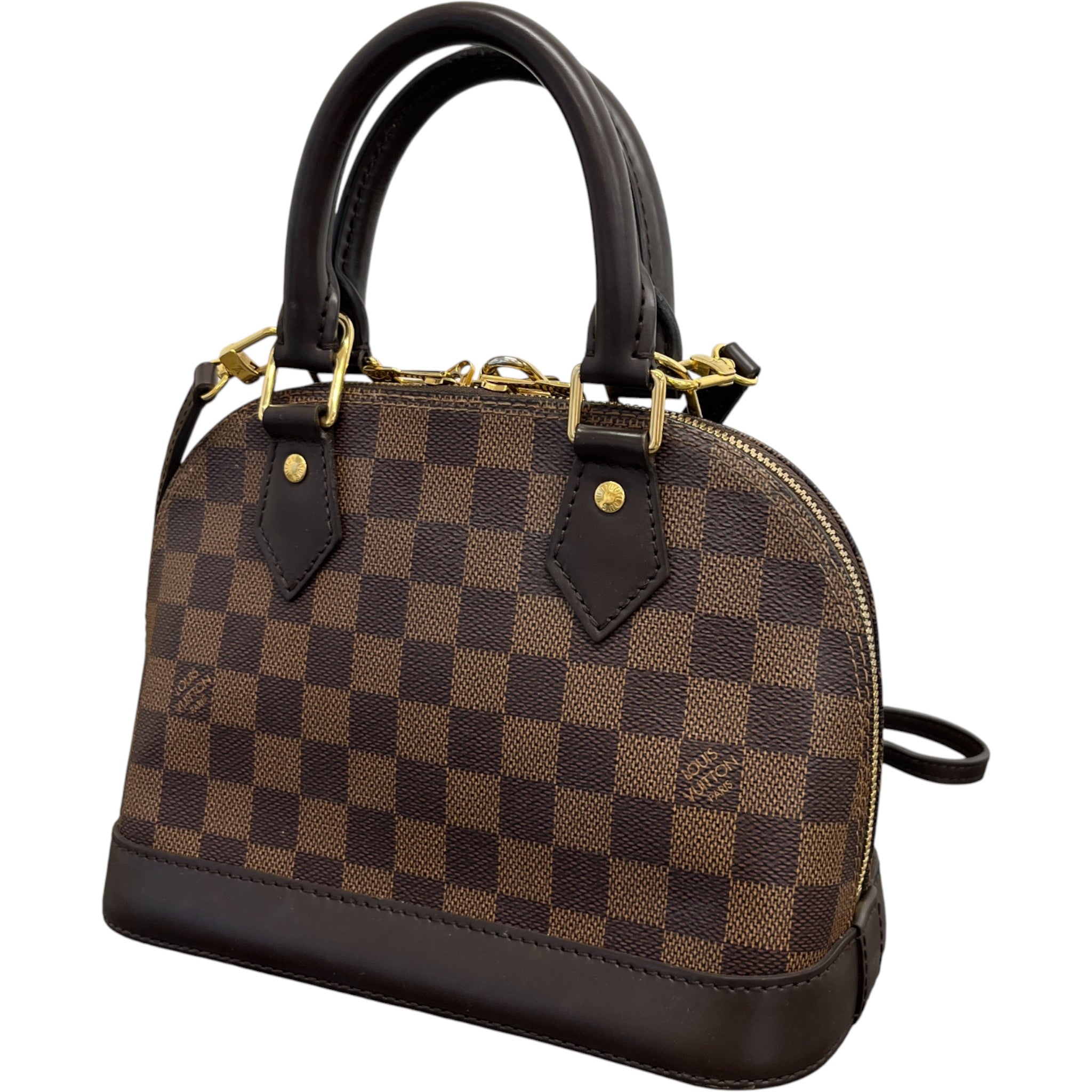 Women's Alma Bb Damier Ebene Bag Brown