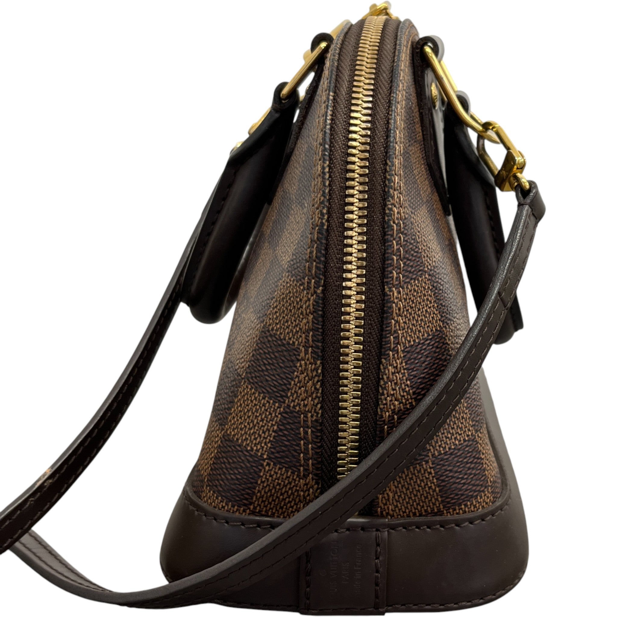 Women's Alma Bb Damier Ebene Bag Brown