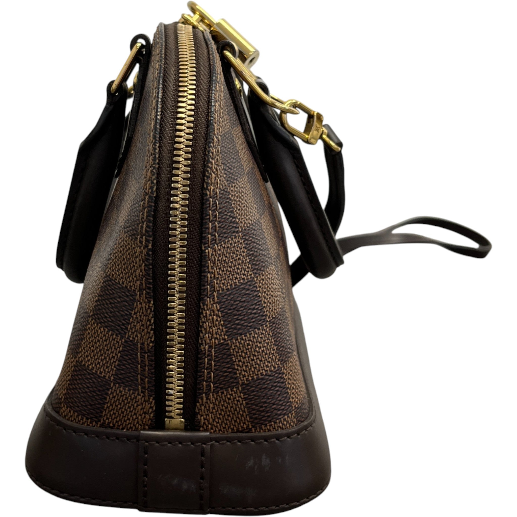 Women's Alma Bb Damier Ebene Bag Brown