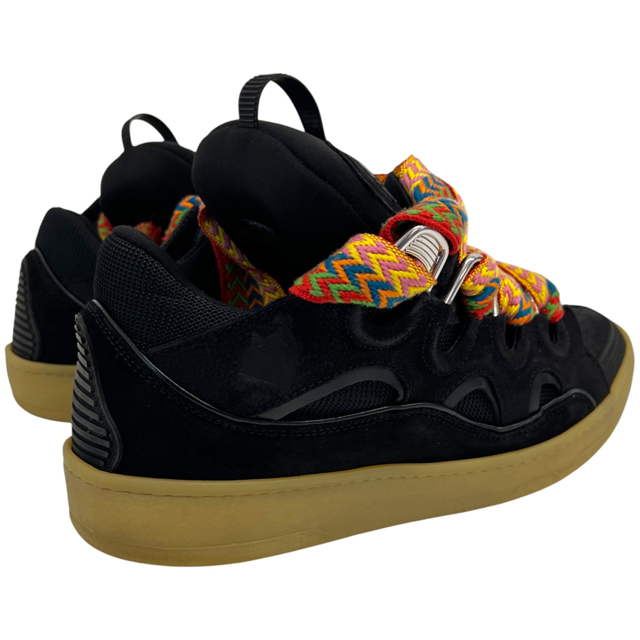 Men's Curb Low Trainers Black Size EU 43 / UK 9