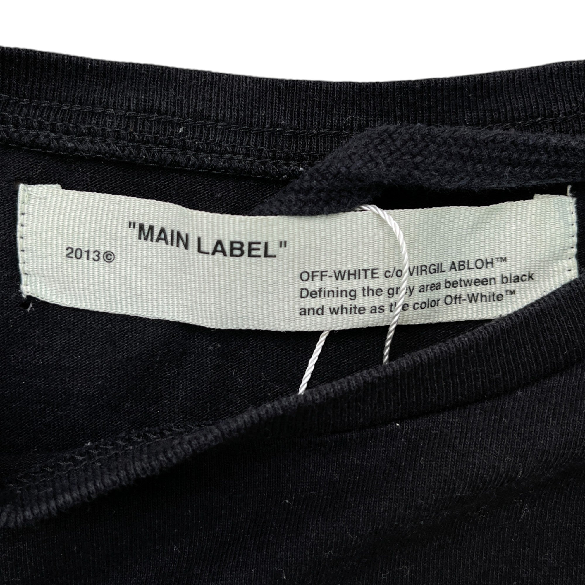 Men's Impressionism Arrow Long Sleeve T-Shirt Black Size XS