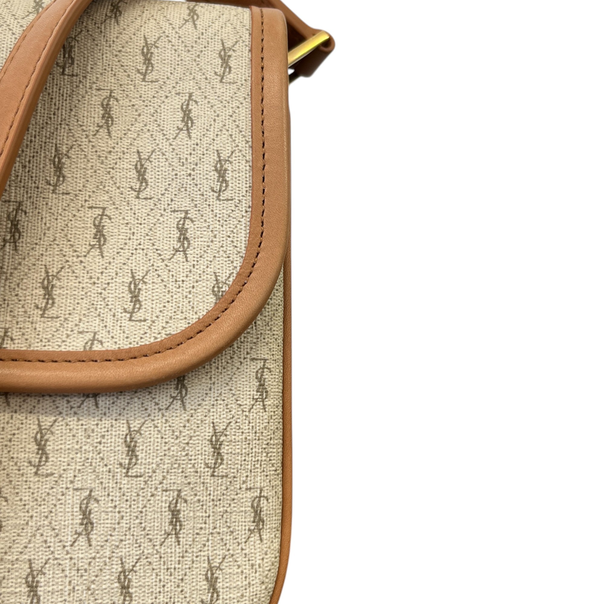 Women's Monogram Satchel Bag Beige
