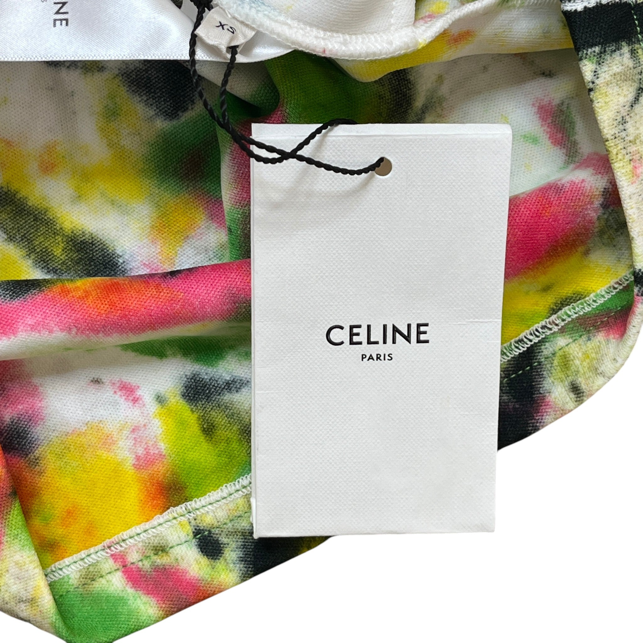 Men's Paint Splatter Shorts Multi-Coloured Size XS