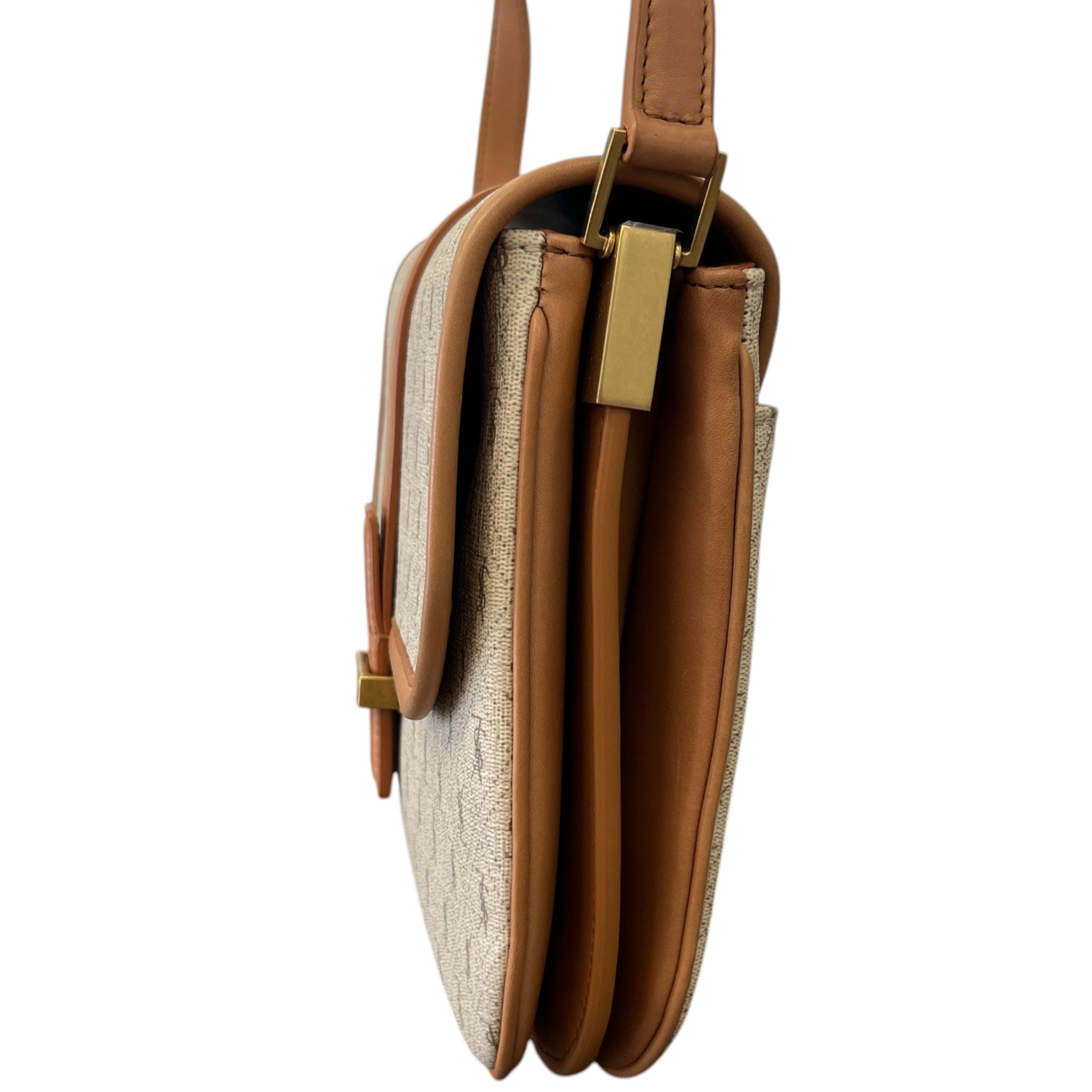 Women's Monogram Satchel Bag Beige