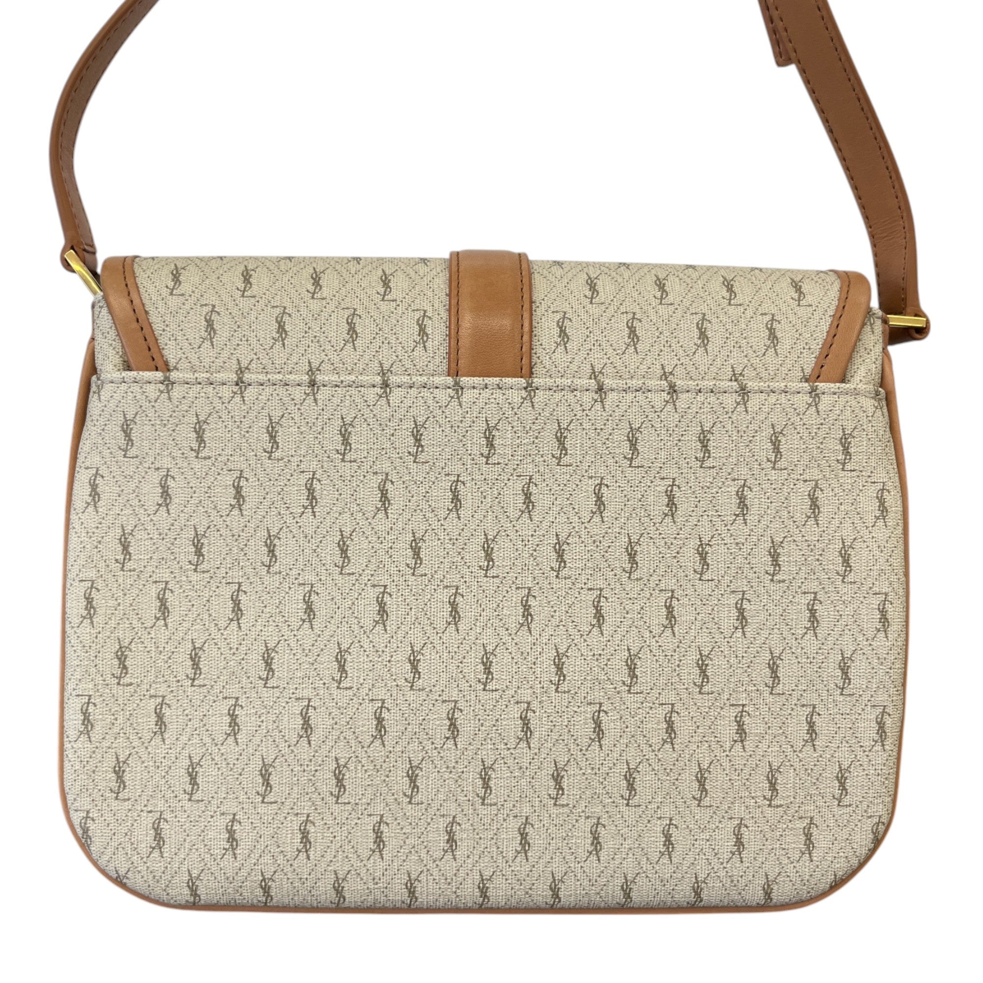 Women's Monogram Satchel Bag Beige
