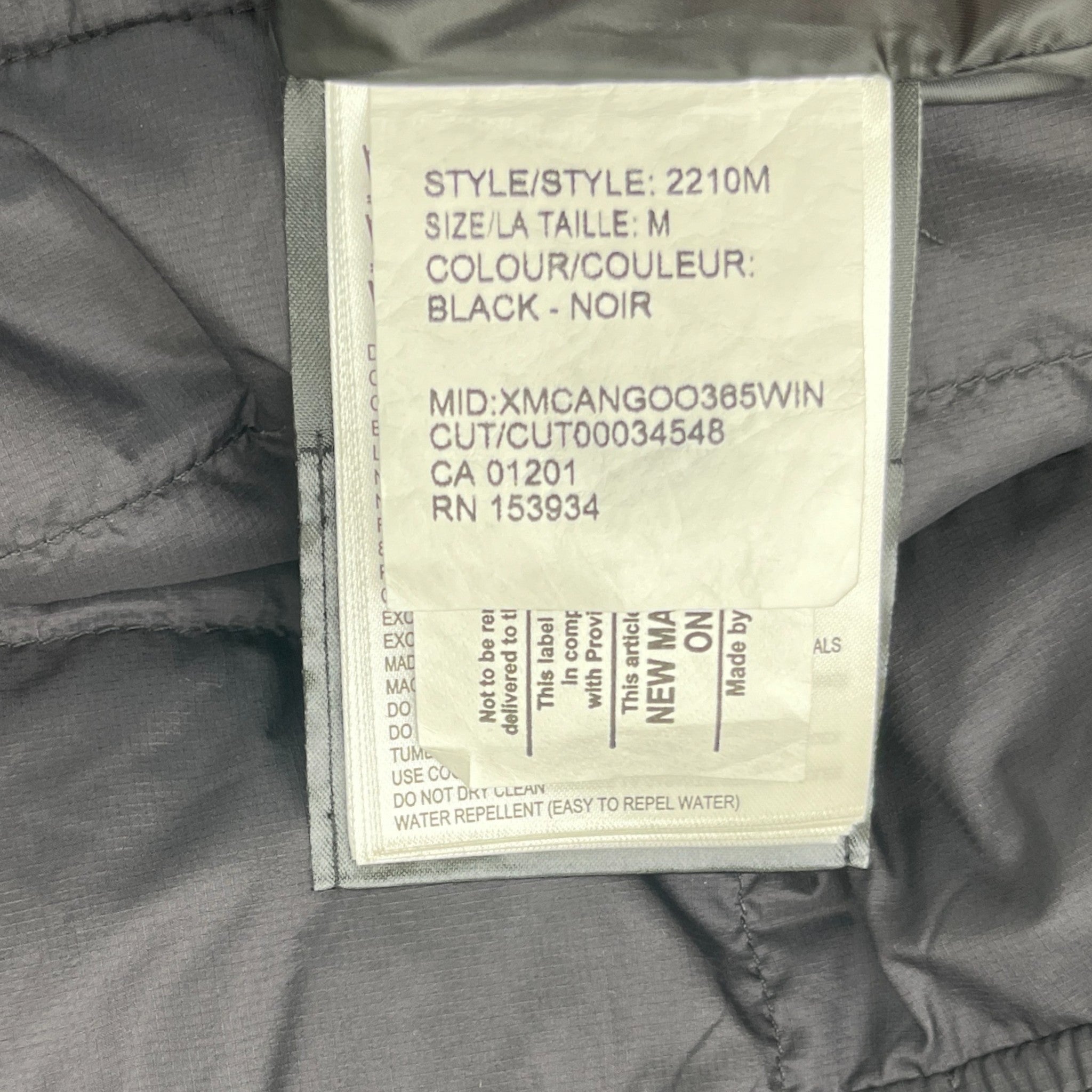 Men's Dunham Down Jacket Black Size M