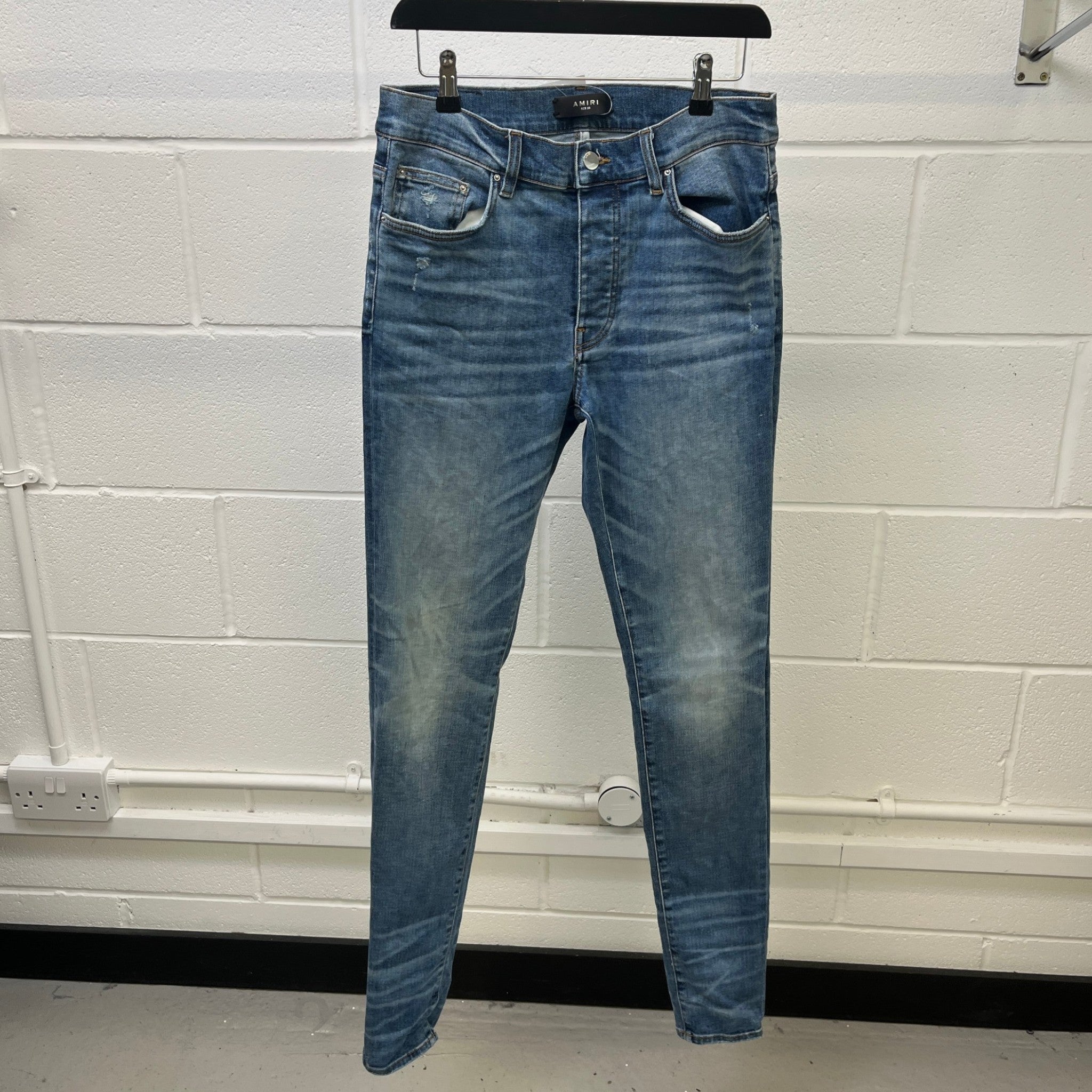 Men's Mx1 Skinny Jeans Blue Size Waist 33"