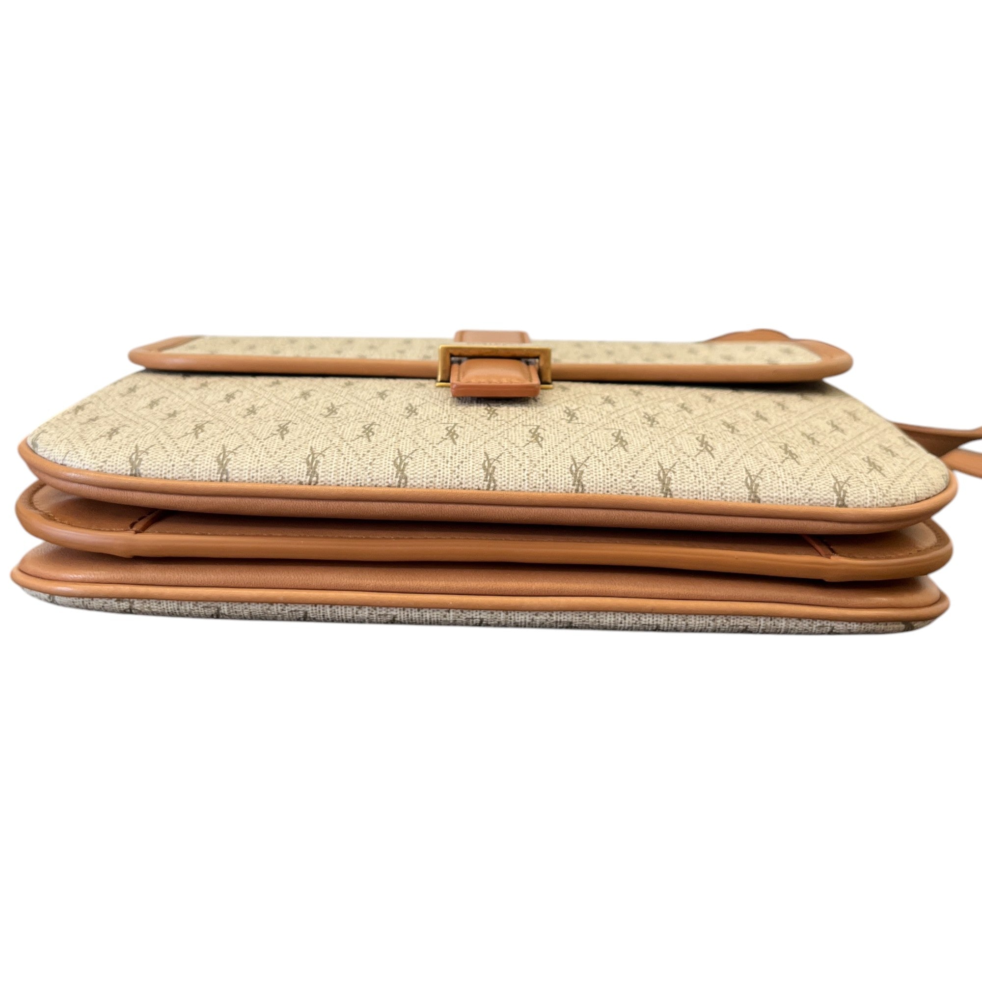 Women's Monogram Satchel Bag Beige