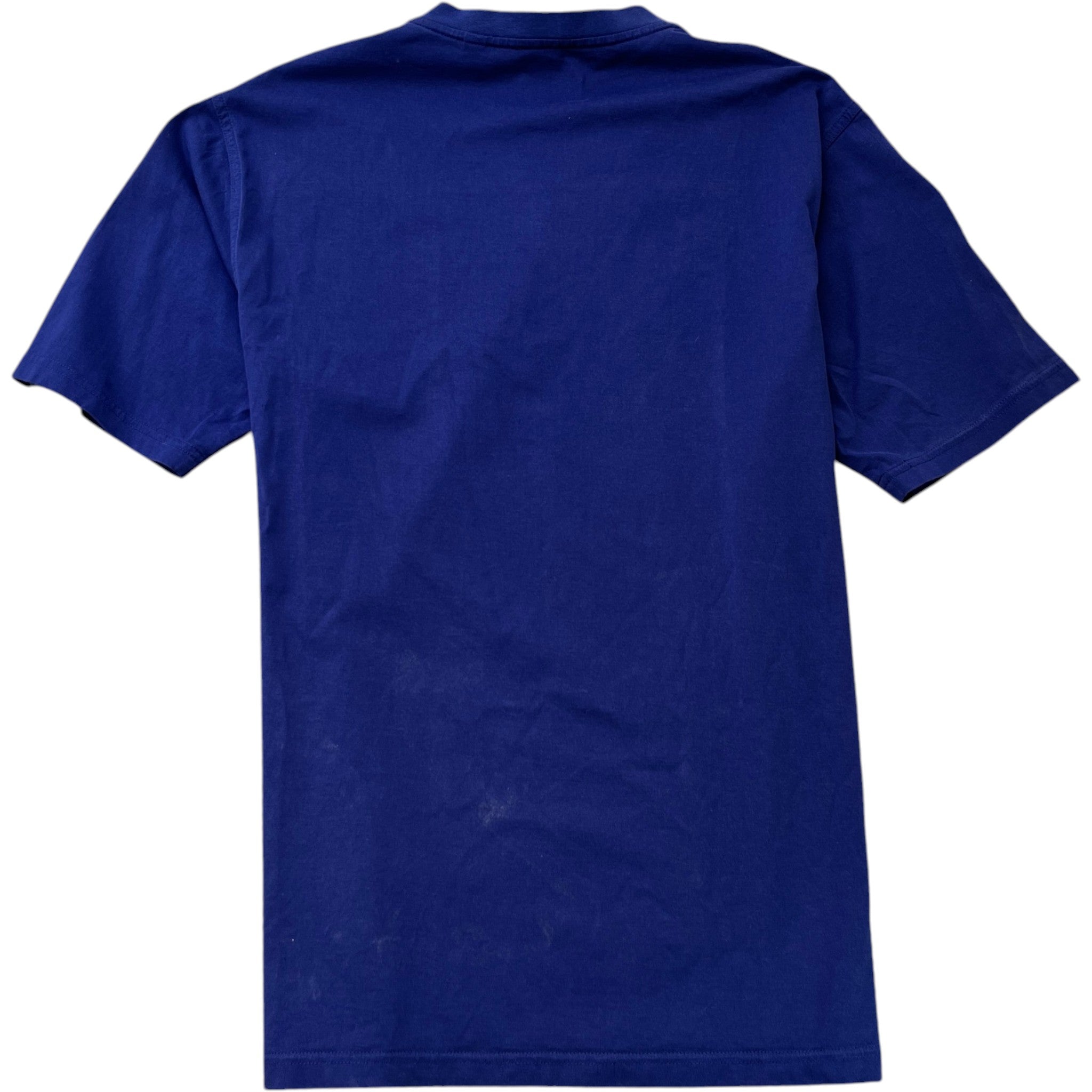 Men's Logo Print T-Shirt Blue Size S