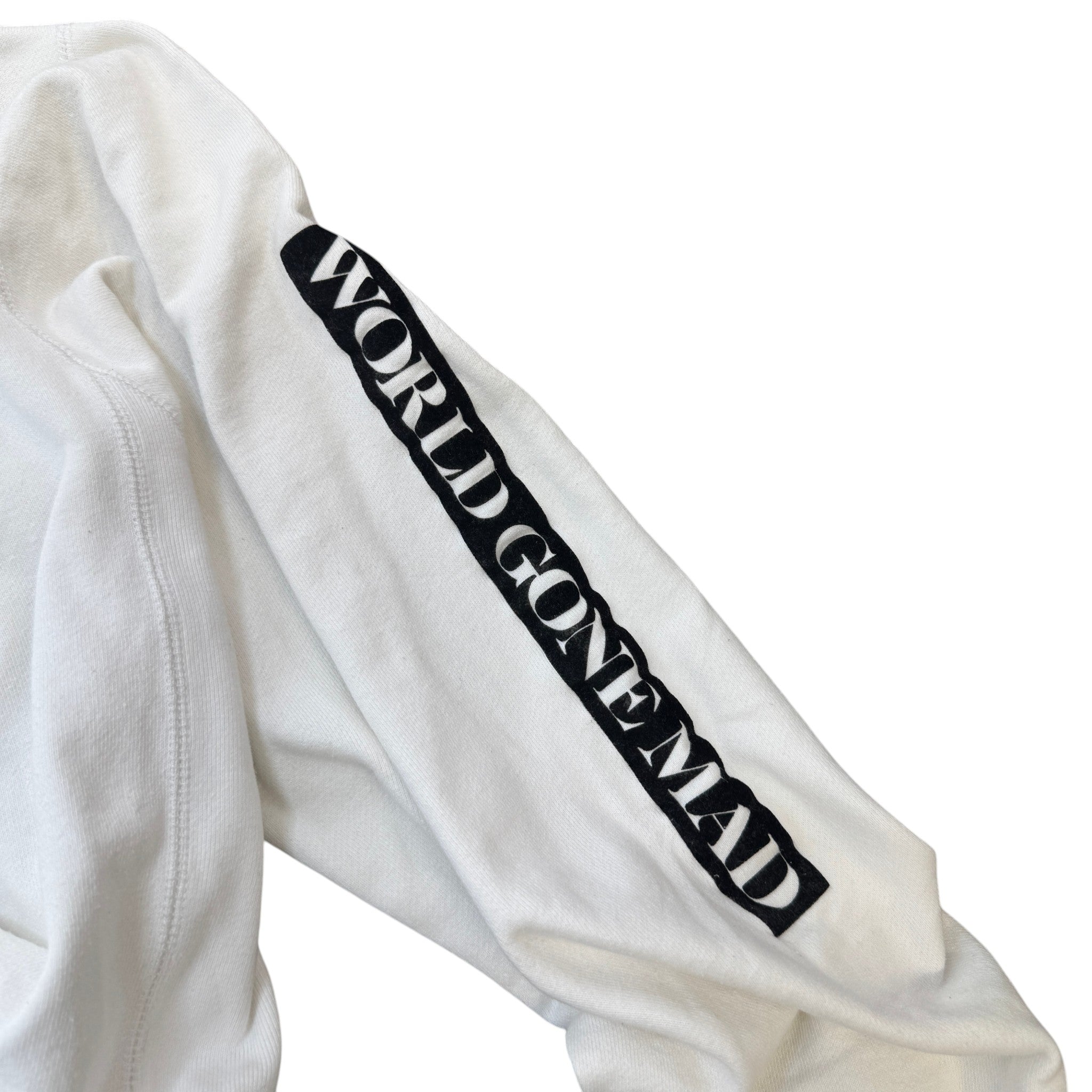 Men's Camo Print Hoodie White Size XL