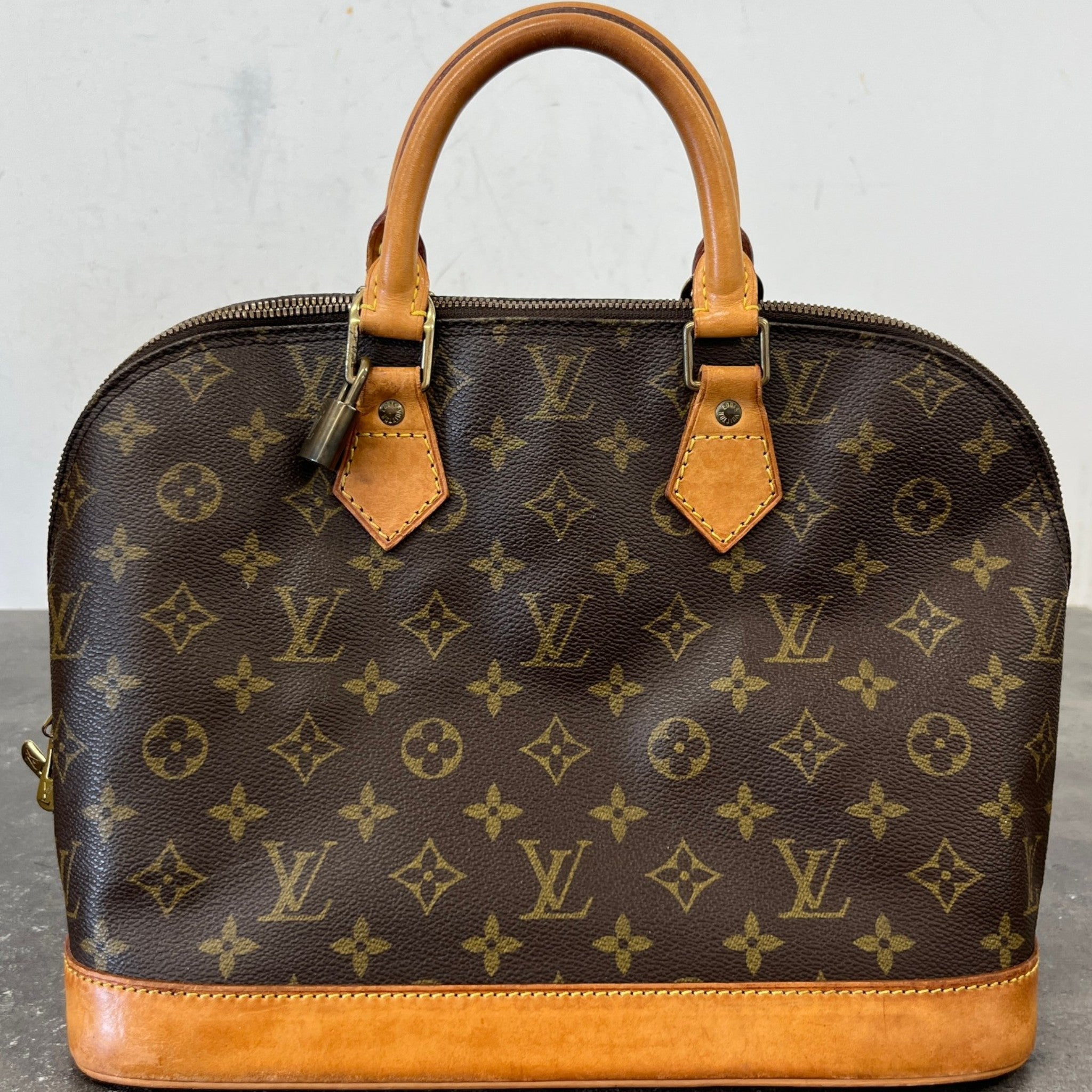 Women's Monogram Alma Pm Handbag Brown