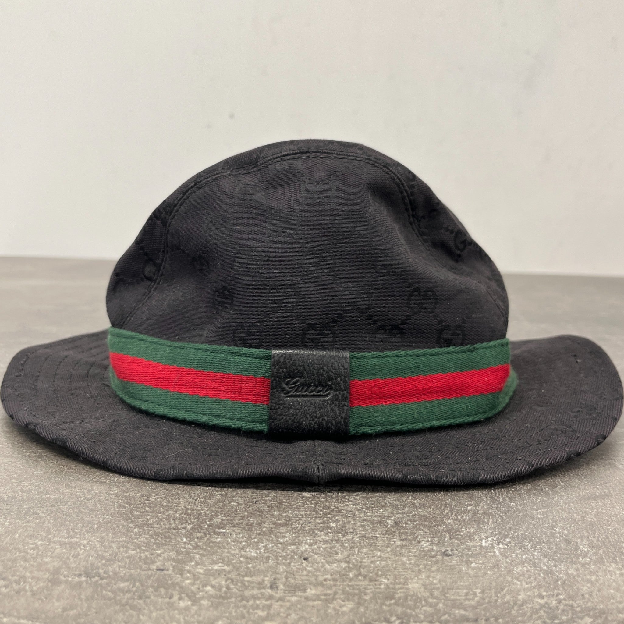 Men's Gg Canvas Hat Black
