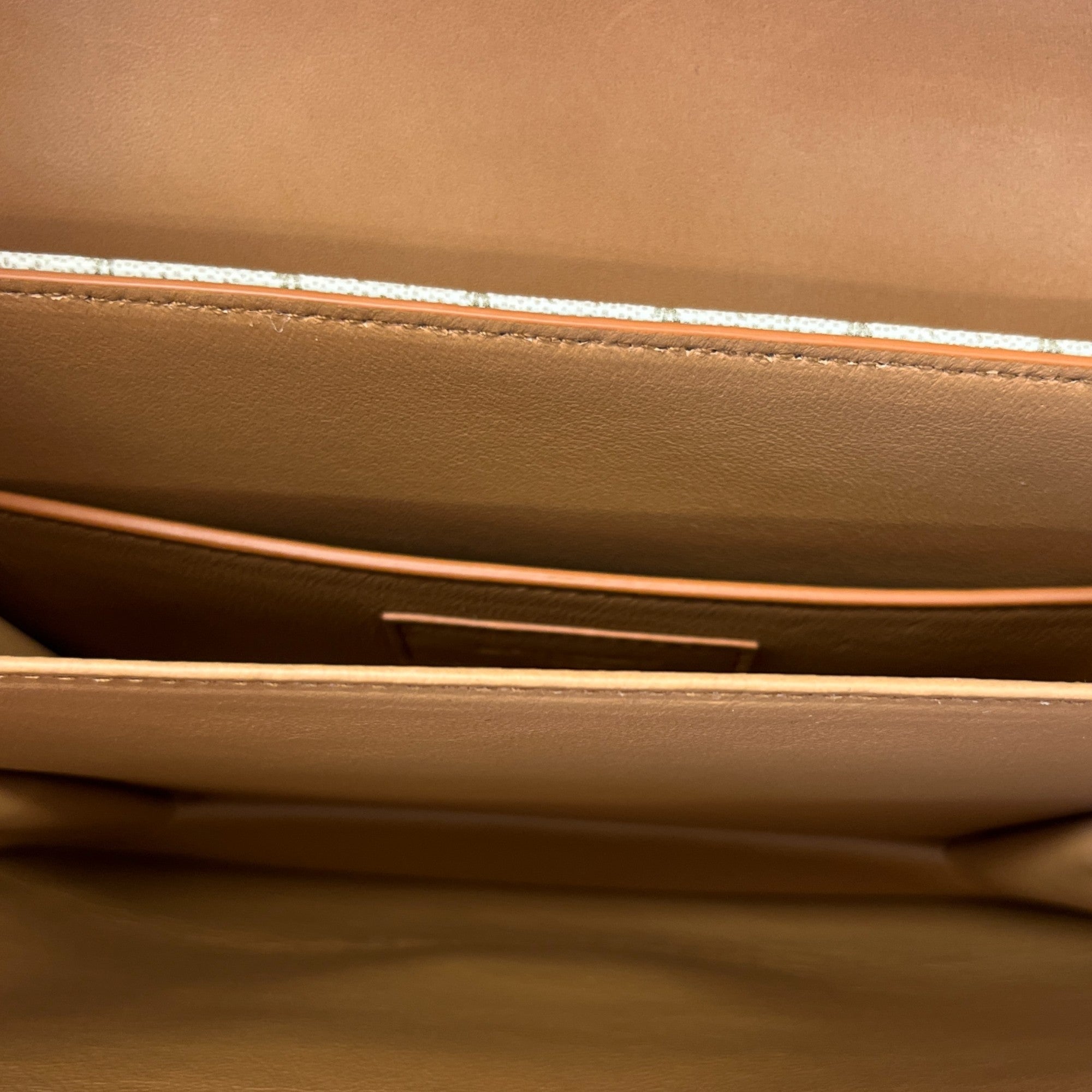 Women's Monogram Satchel Bag Beige