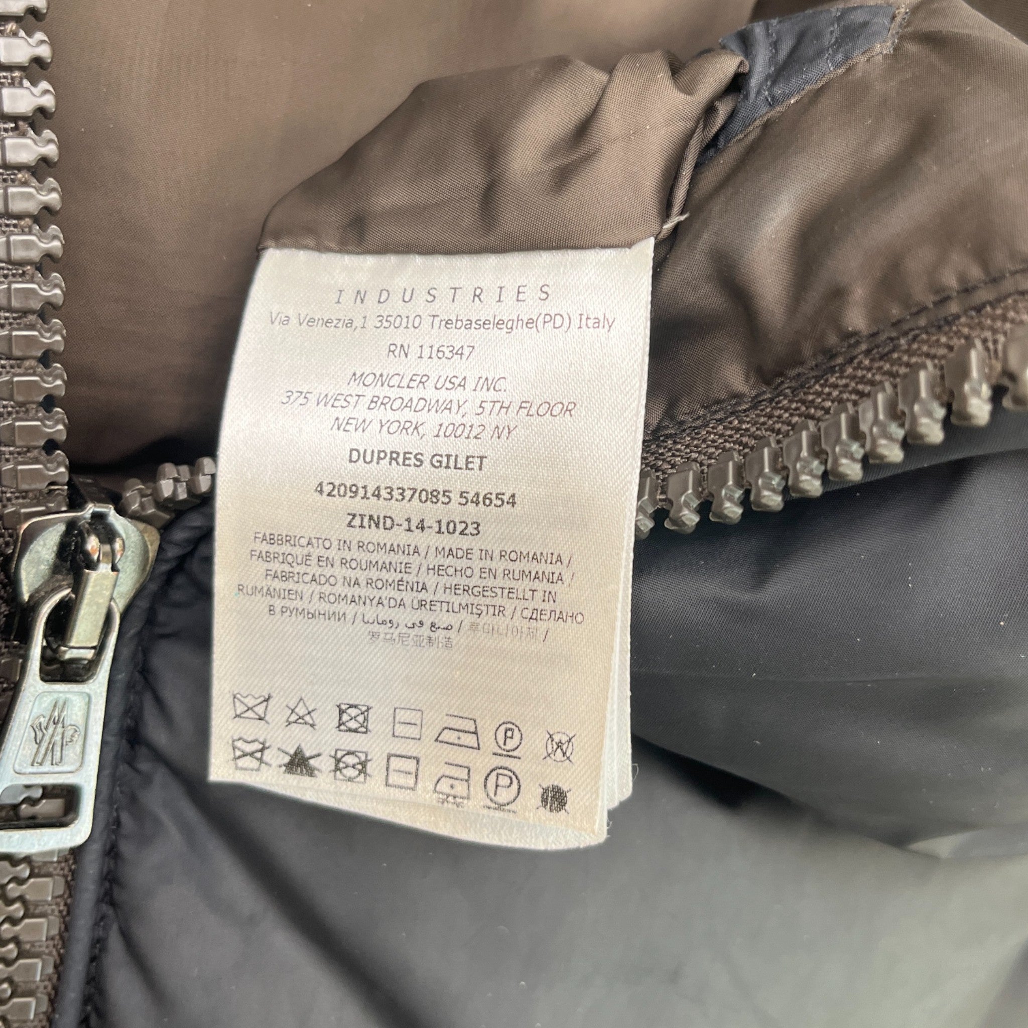 Men's Dupres Gilet Navy Size 6 / XXXL