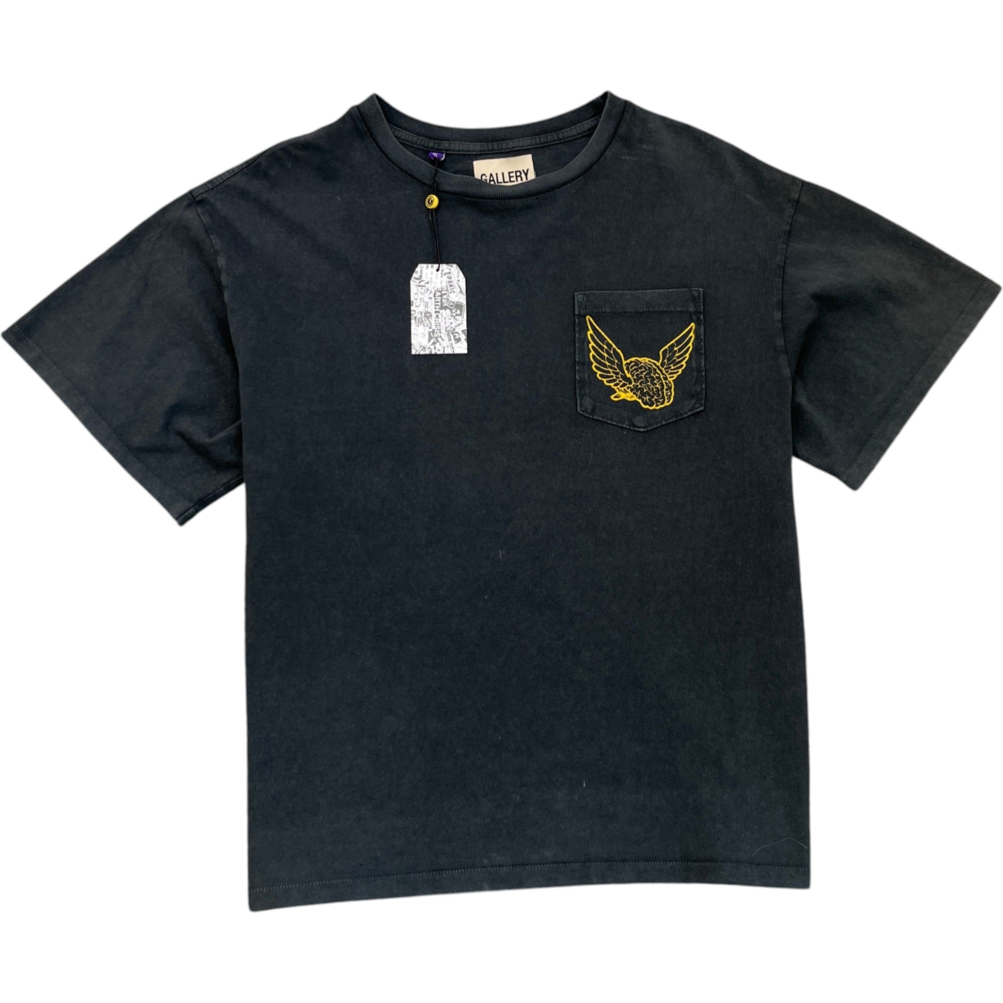 Men's Flying Brain Print T-Shirt Grey Size S