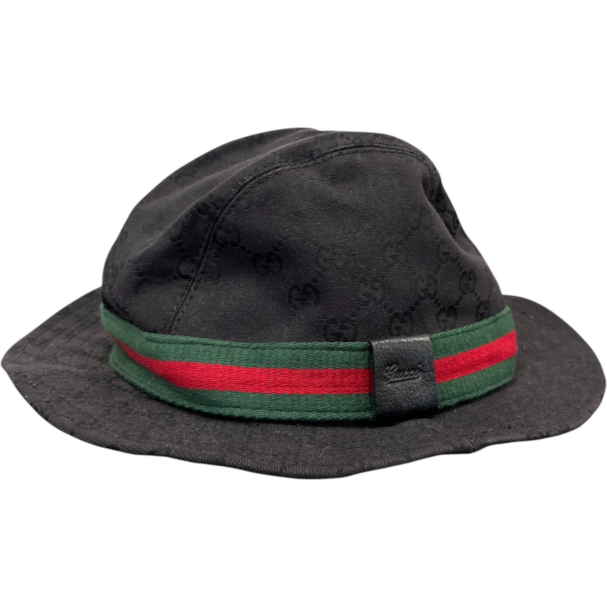Men's Gg Canvas Hat Black