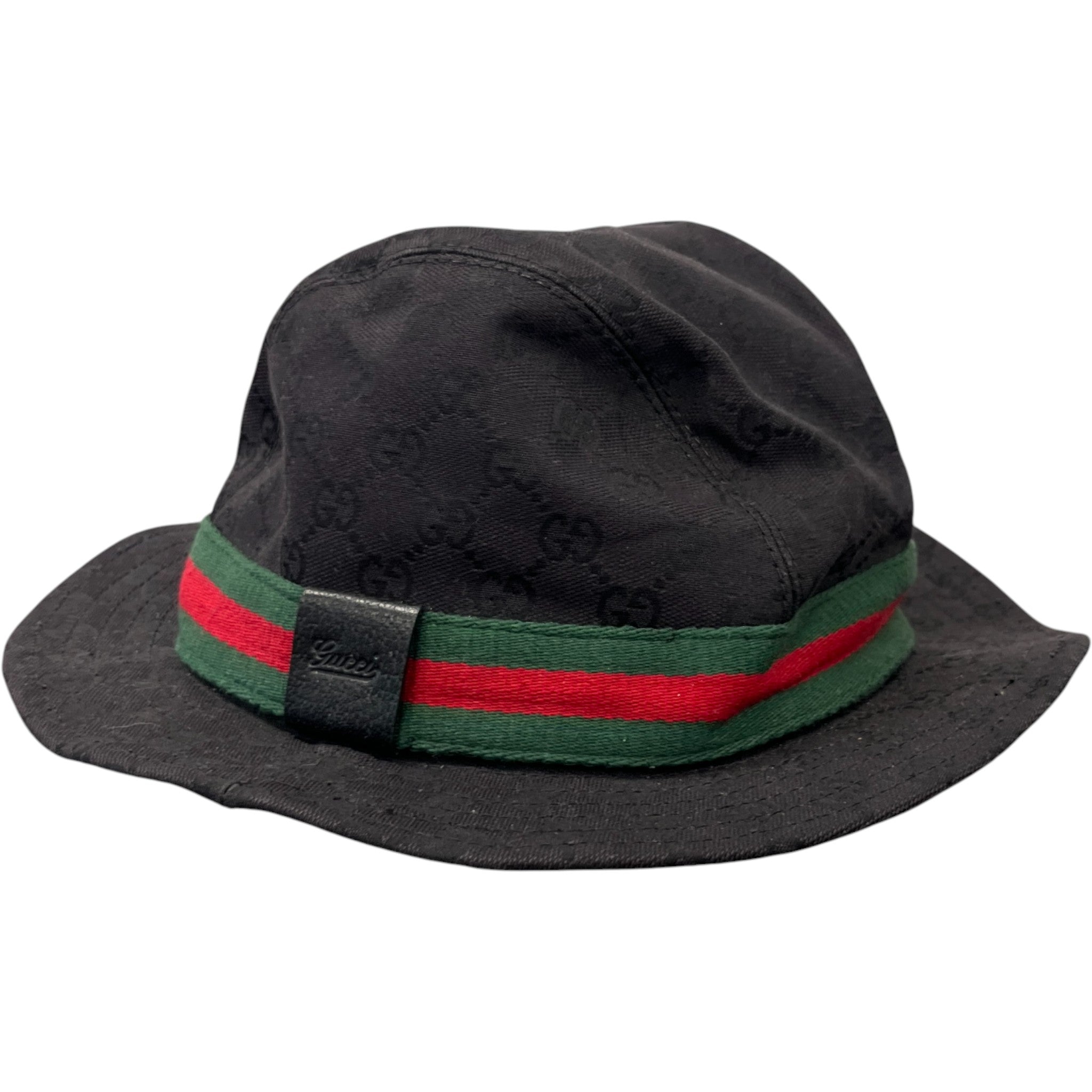 Men's Gg Canvas Hat Black