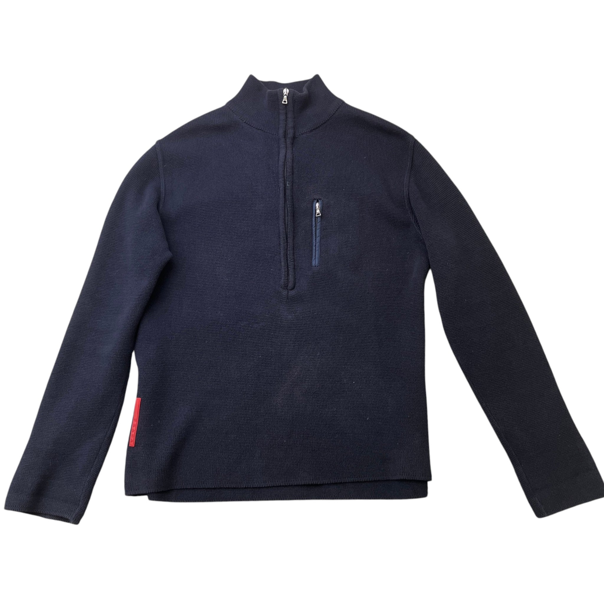 Men's Linear Rosa Jumper Navy Size L