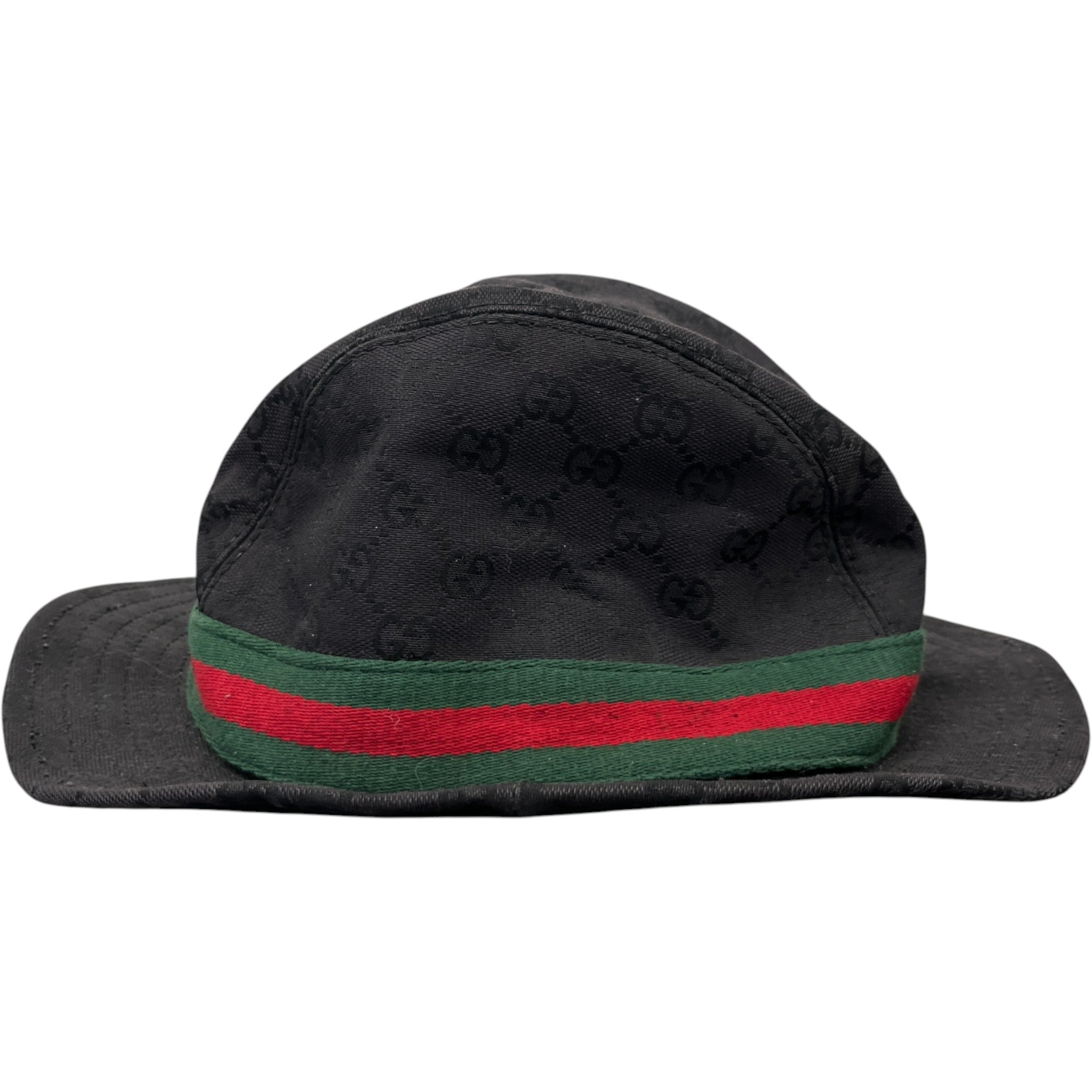 Men's Gg Canvas Hat Black