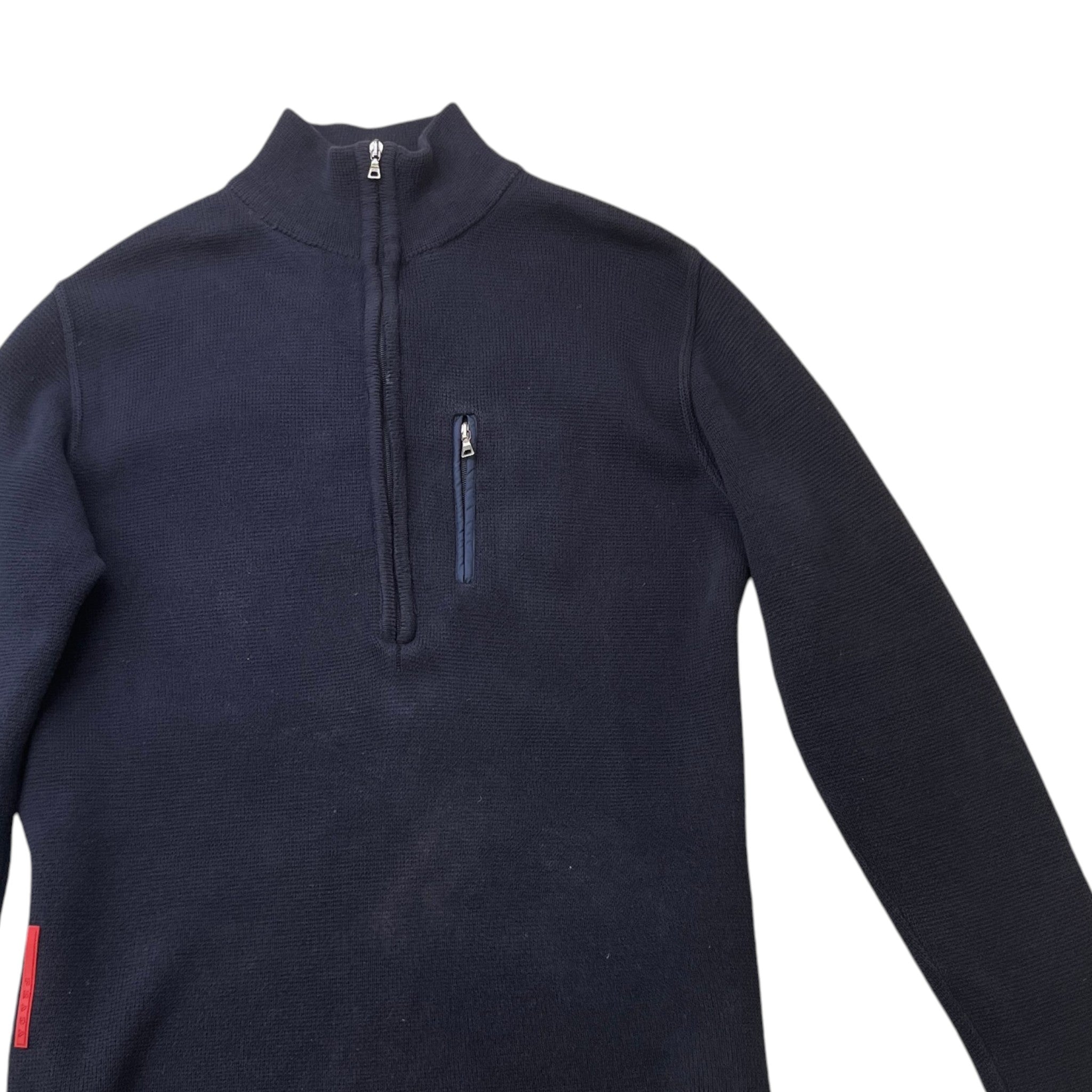 Men's Linear Rosa Jumper Navy Size L