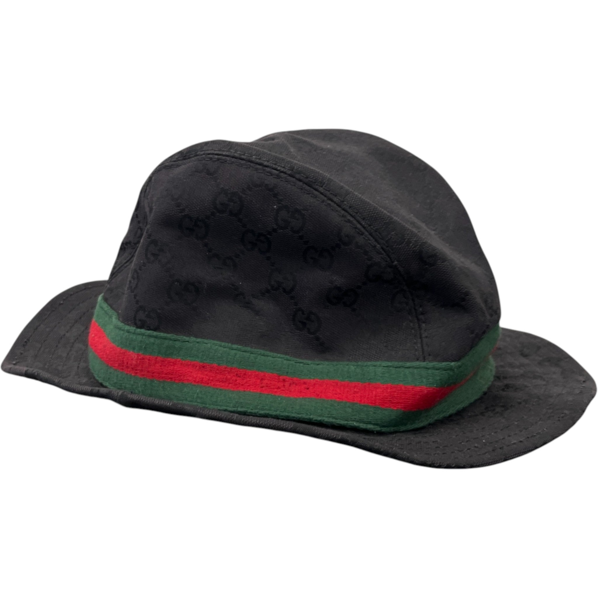 Men's Gg Canvas Hat Black