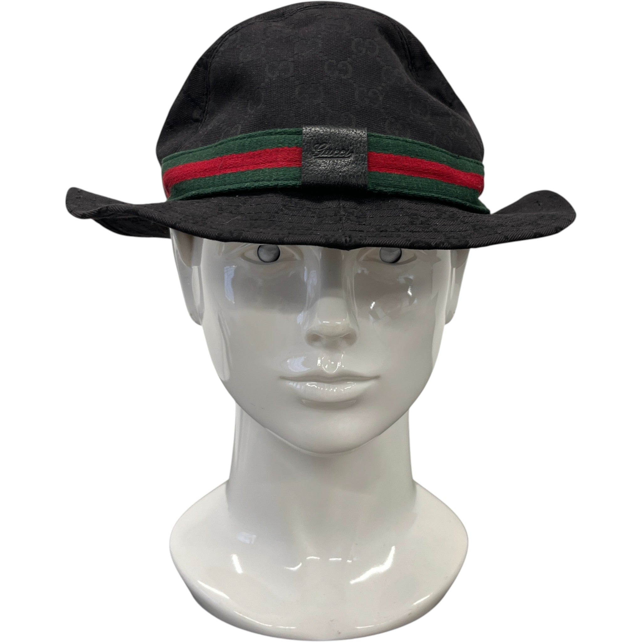 Men's Gg Canvas Hat Black