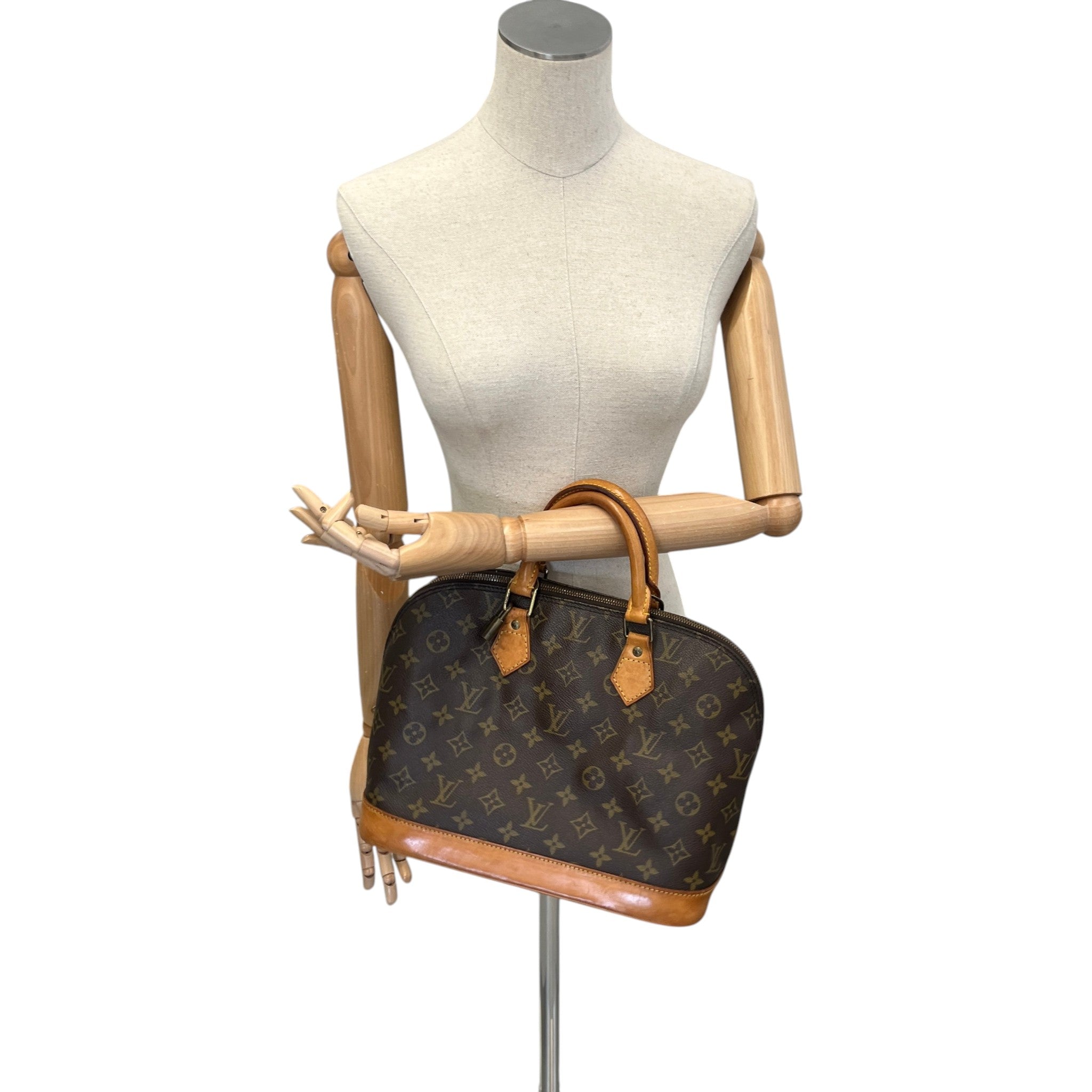 Women's Monogram Alma Pm Handbag Brown