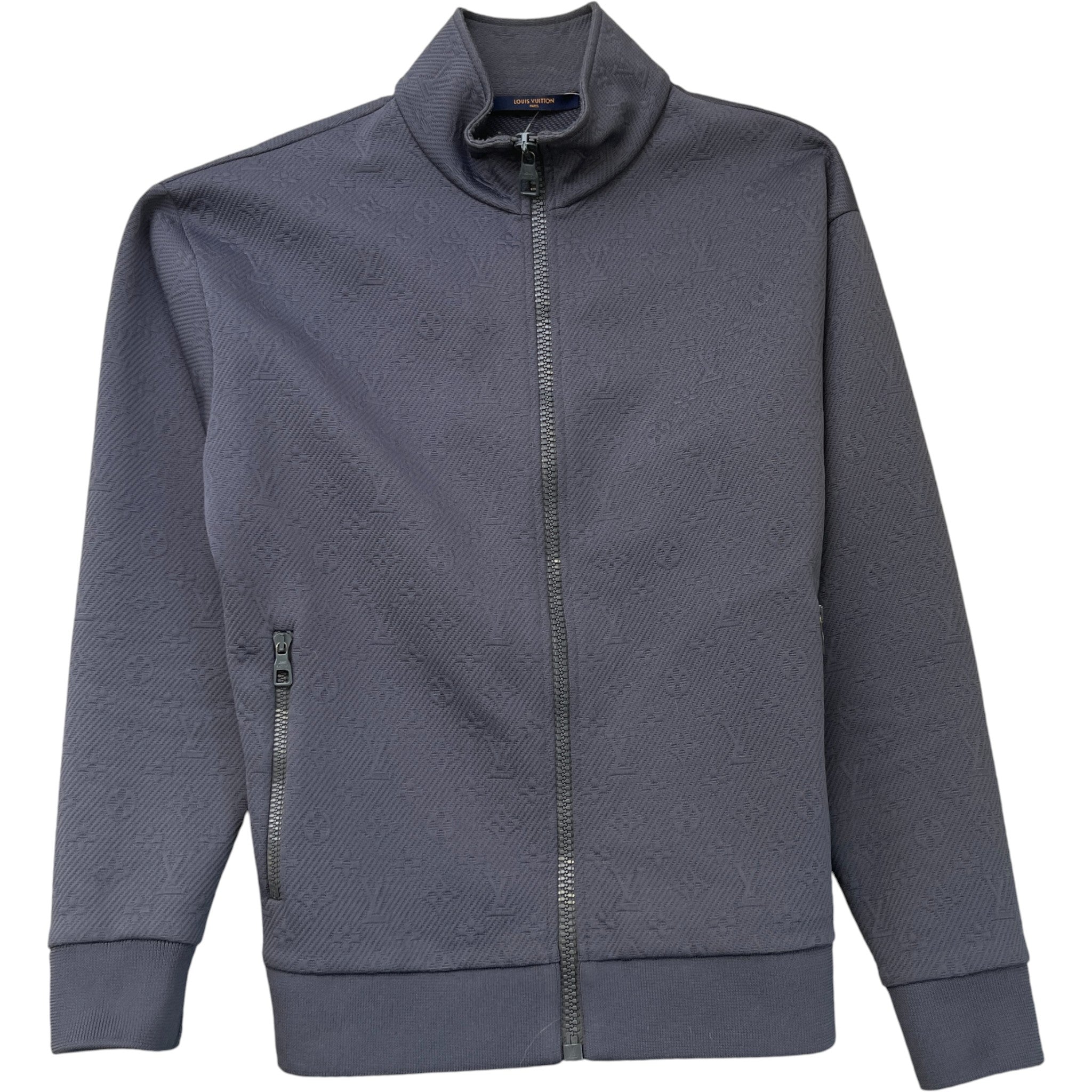 Men's Monogram Track Jacket Grey Size M