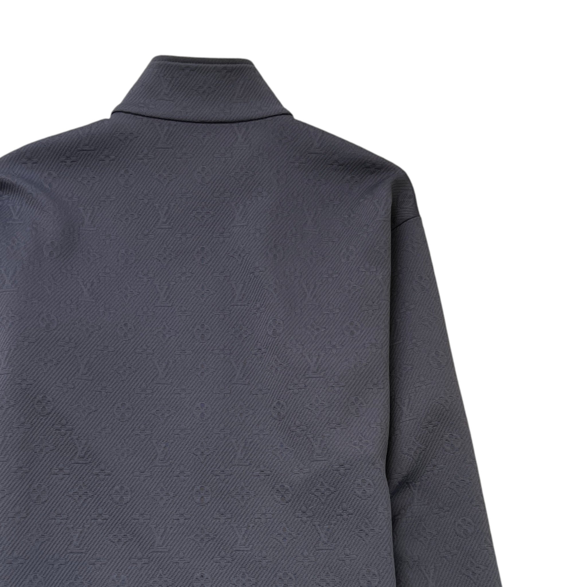 Men's Monogram Track Jacket Grey Size M