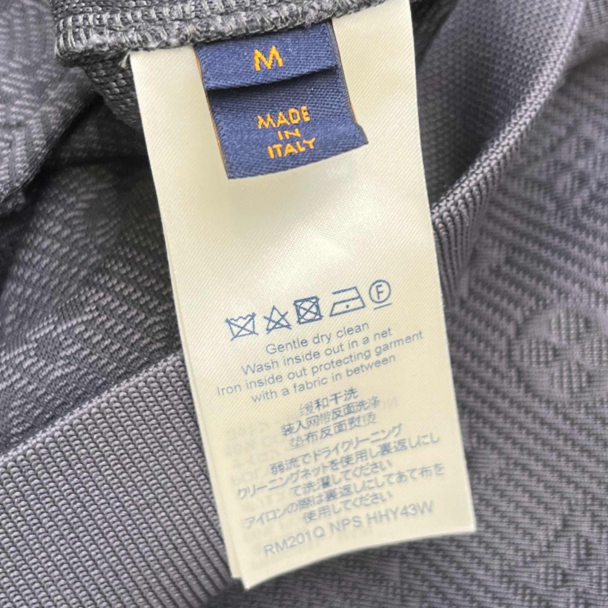 Men's Monogram Track Jacket Grey Size M