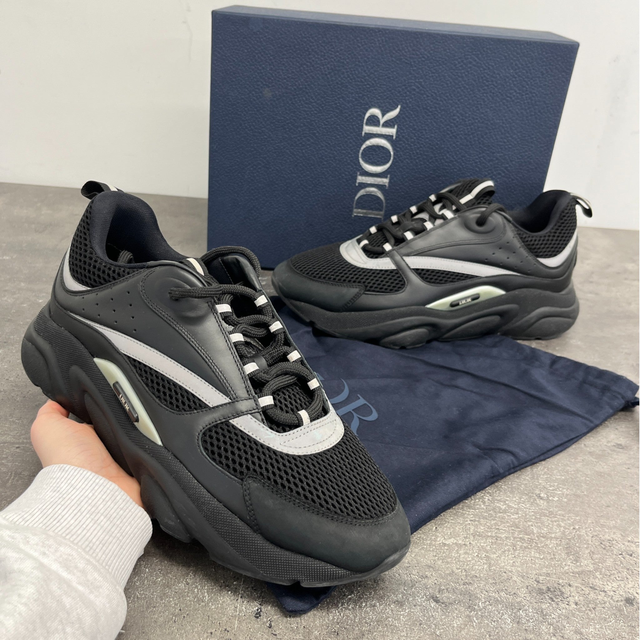 Men's B22 Low Trainers Black Size EU 44 / UK 10