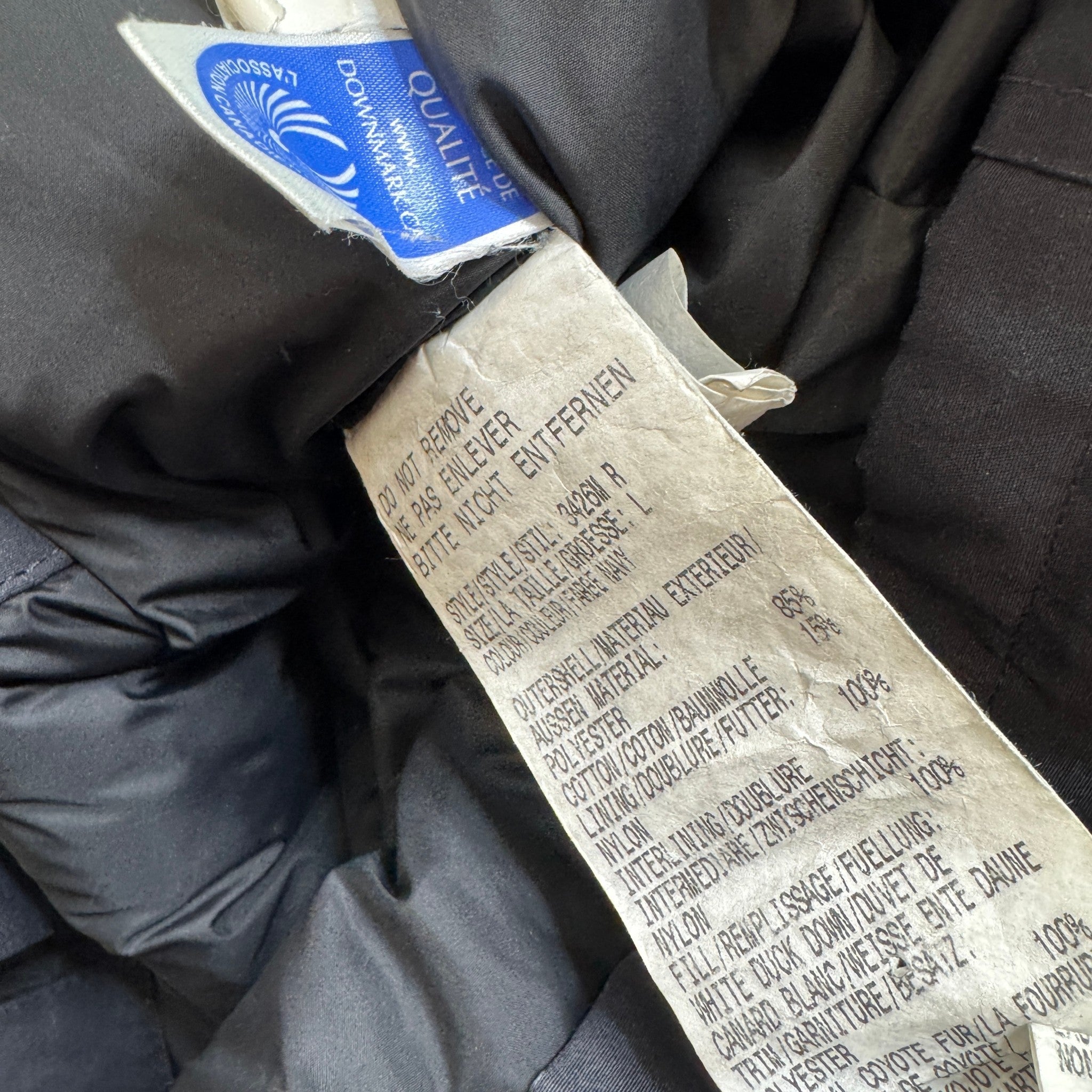Men's Chateau Down Jacket Navy Size L