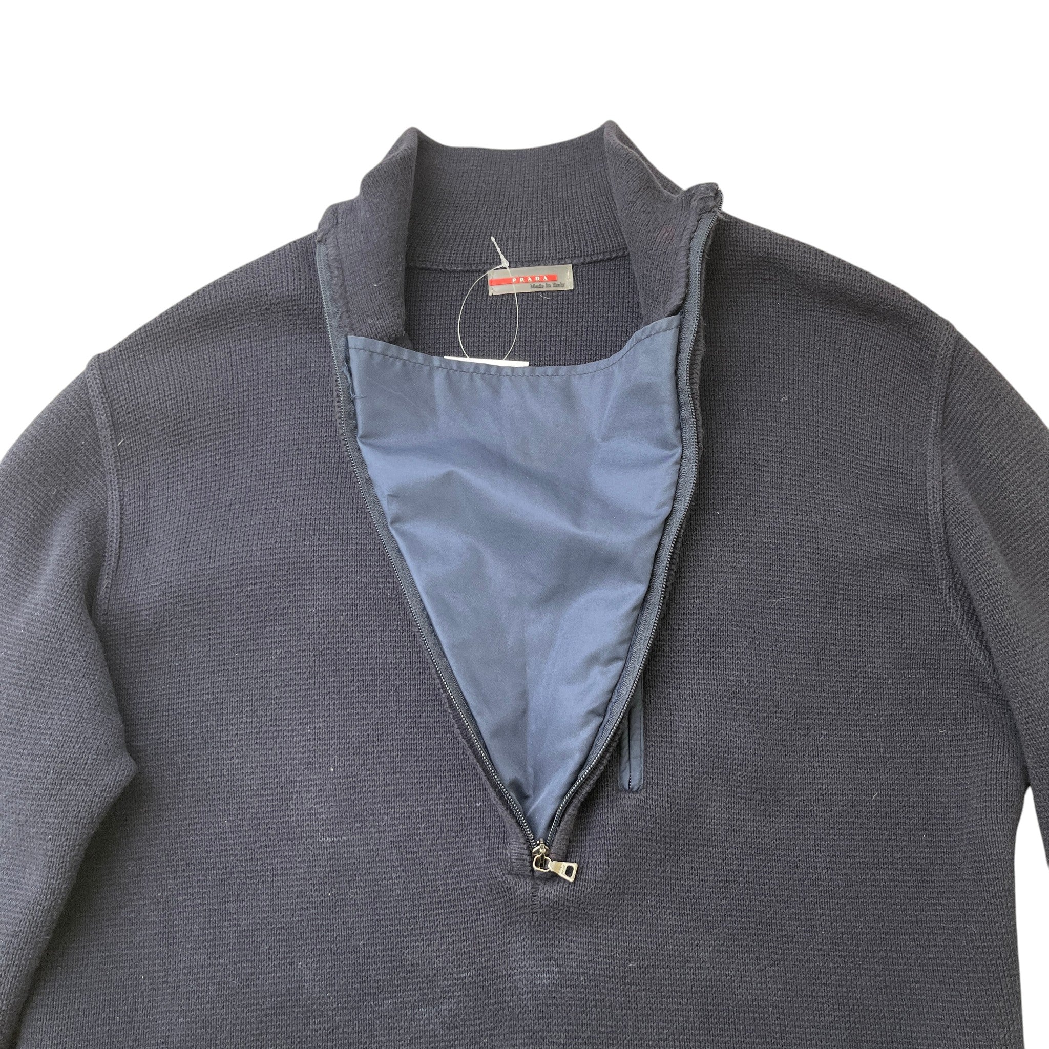 Men's Linear Rosa Jumper Navy Size L