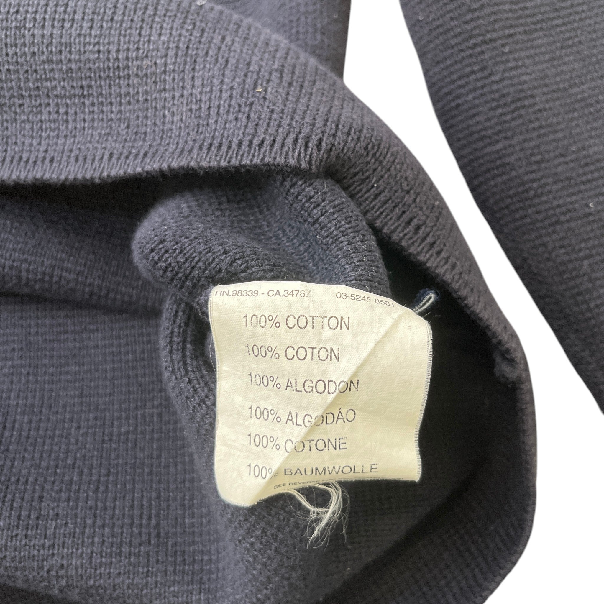 Men's Linear Rosa Jumper Navy Size L
