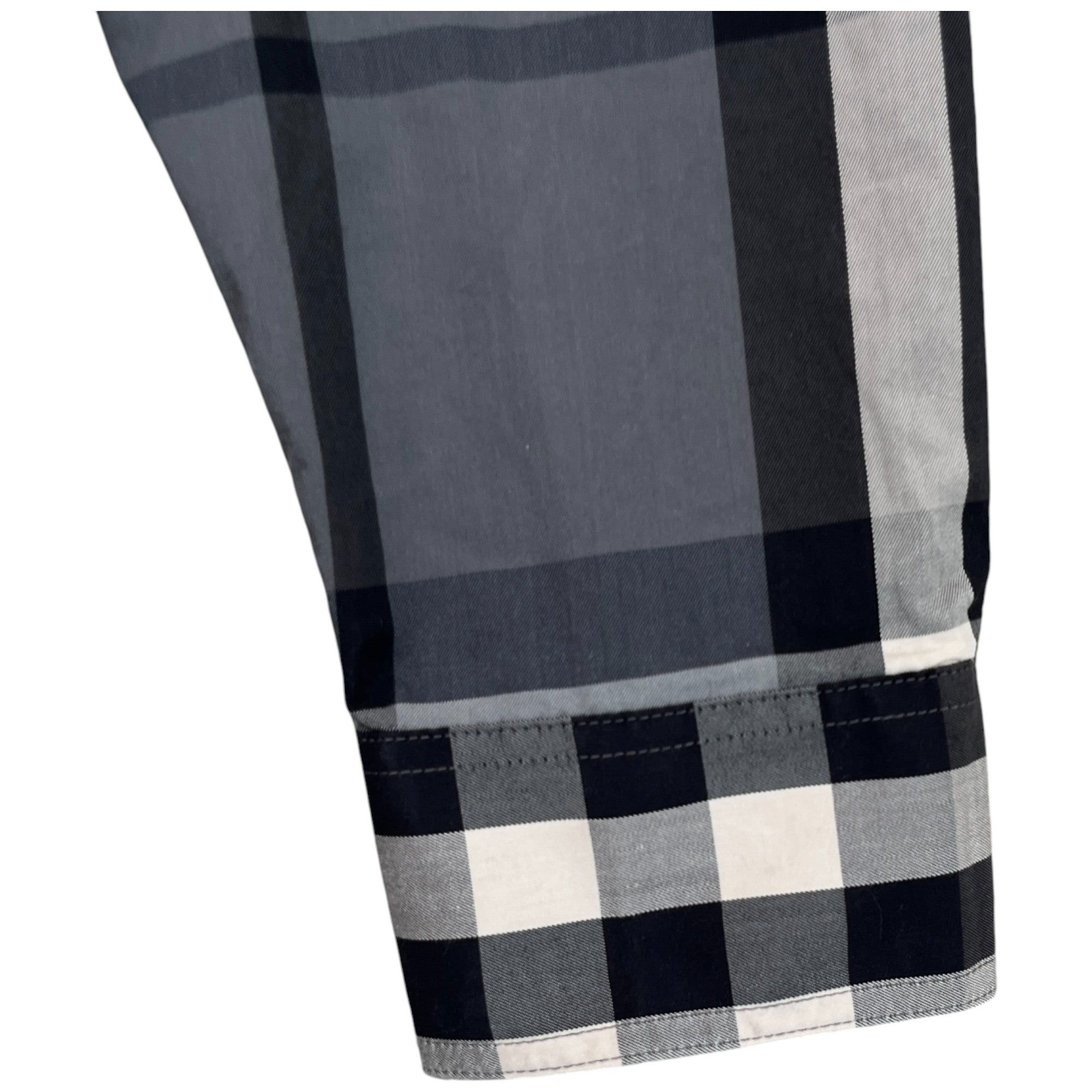 Men's Check Shirt Black Size S