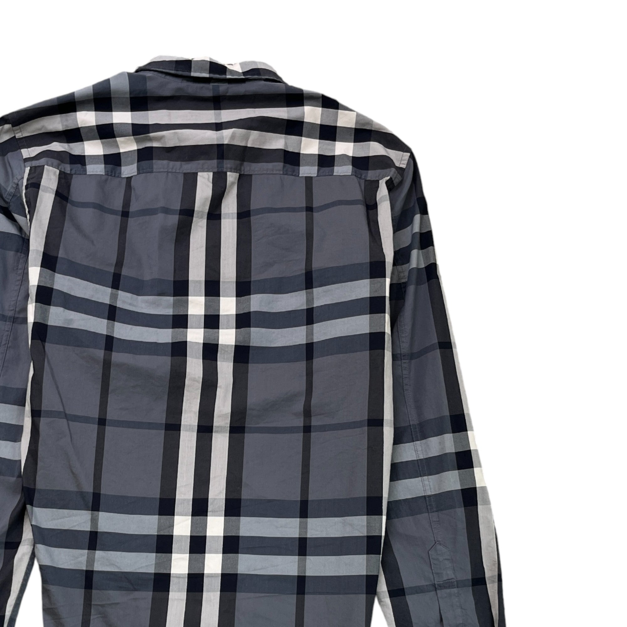 Men's Check Shirt Black Size S