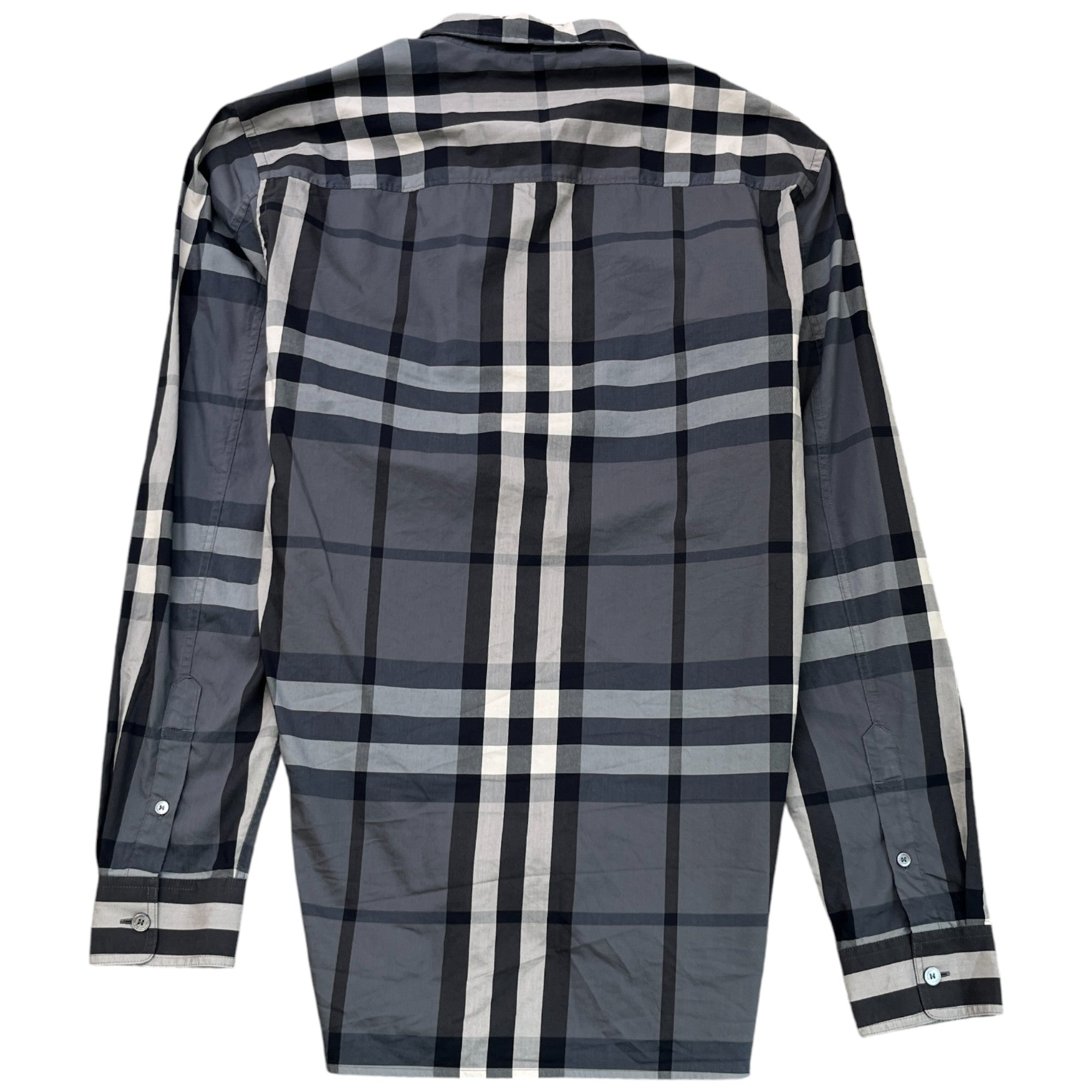 Men's Check Shirt Black Size S