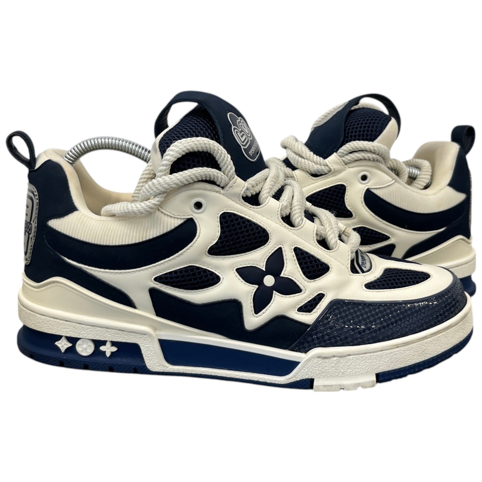 Men's Lv Skate Low Trainers Navy Size EU 42 / UK 8