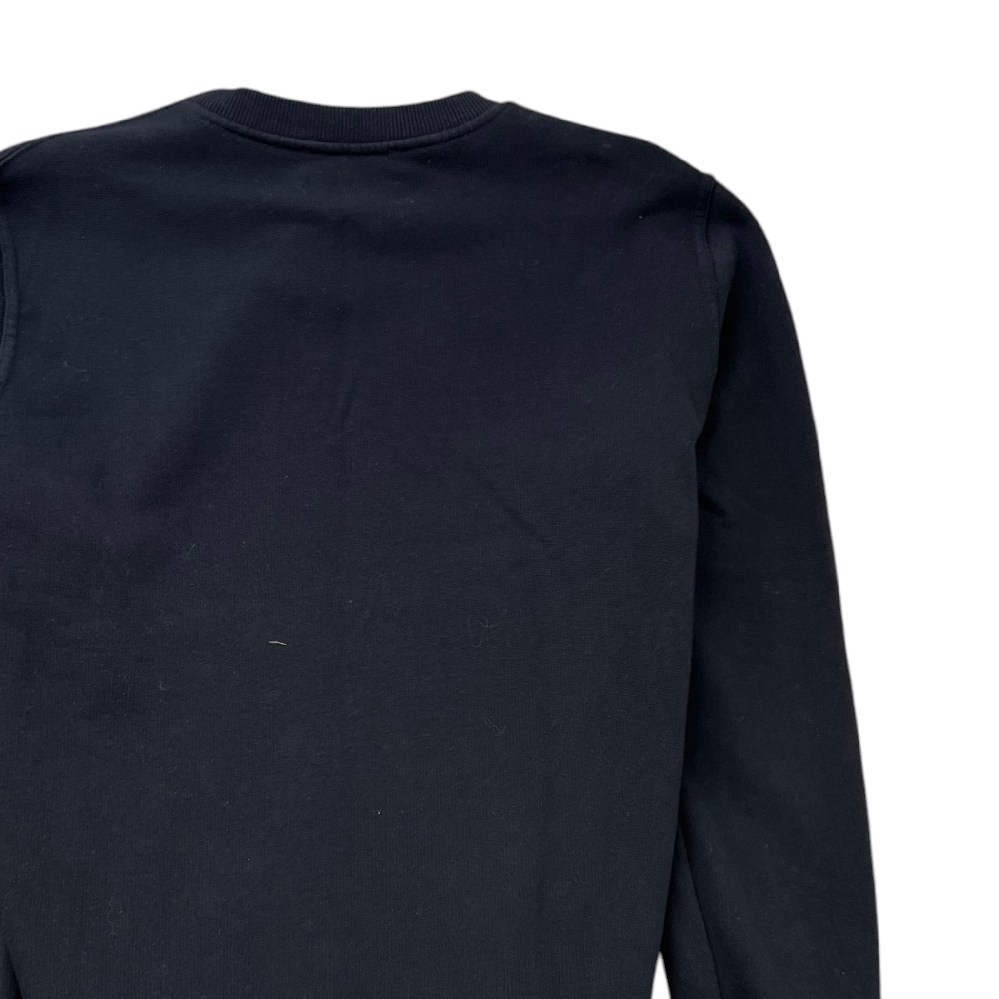 Men's Shark Print Sweatshirt Black Size M